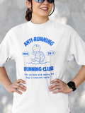 Anti Running Running Club Gospel Short Sleeved Christian T-Shirt