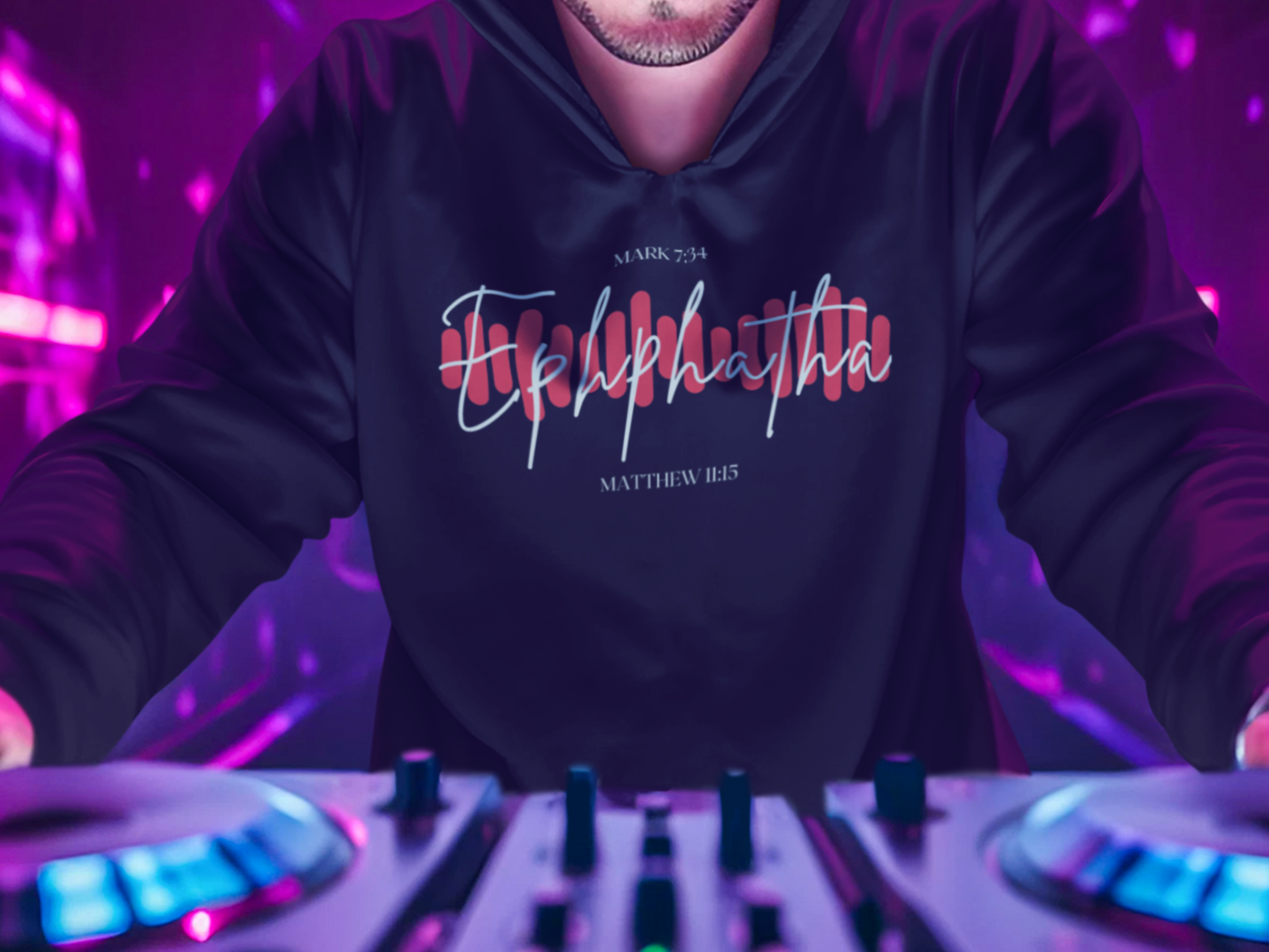 Ephphatha  Be Opened Gospel Long Sleeve Christian Hoodie