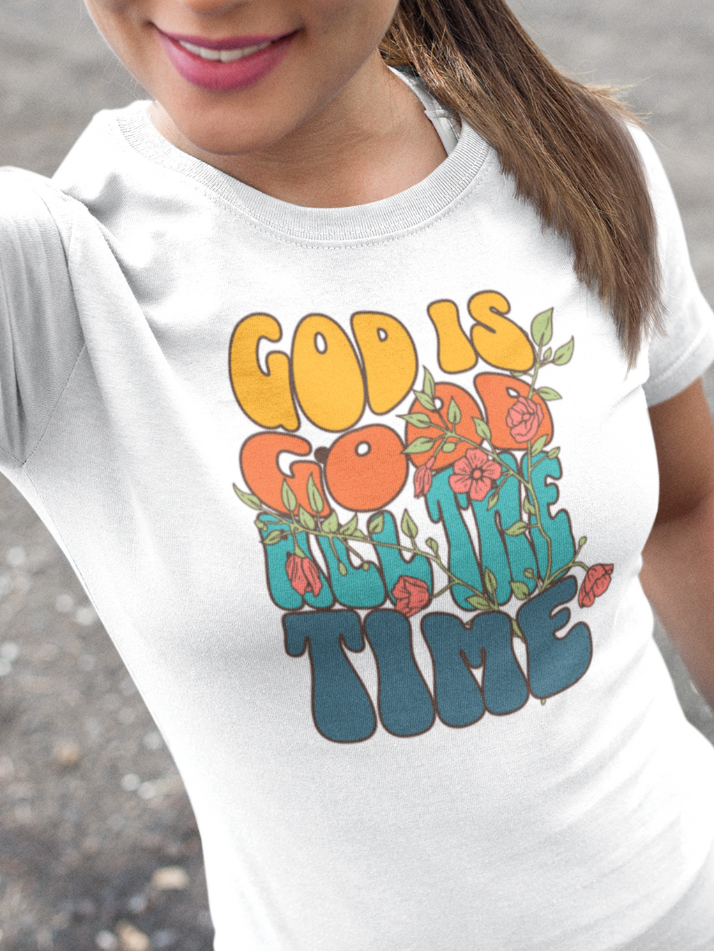 God Is Good All the Time Gospel Short Sleeve Christian T-Shirt