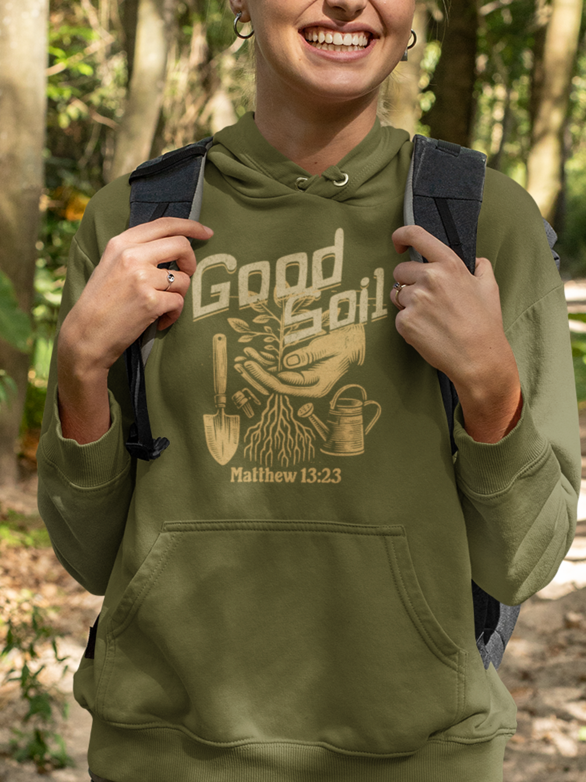Good Soil Gospel Long Sleeve Christian T-shirt