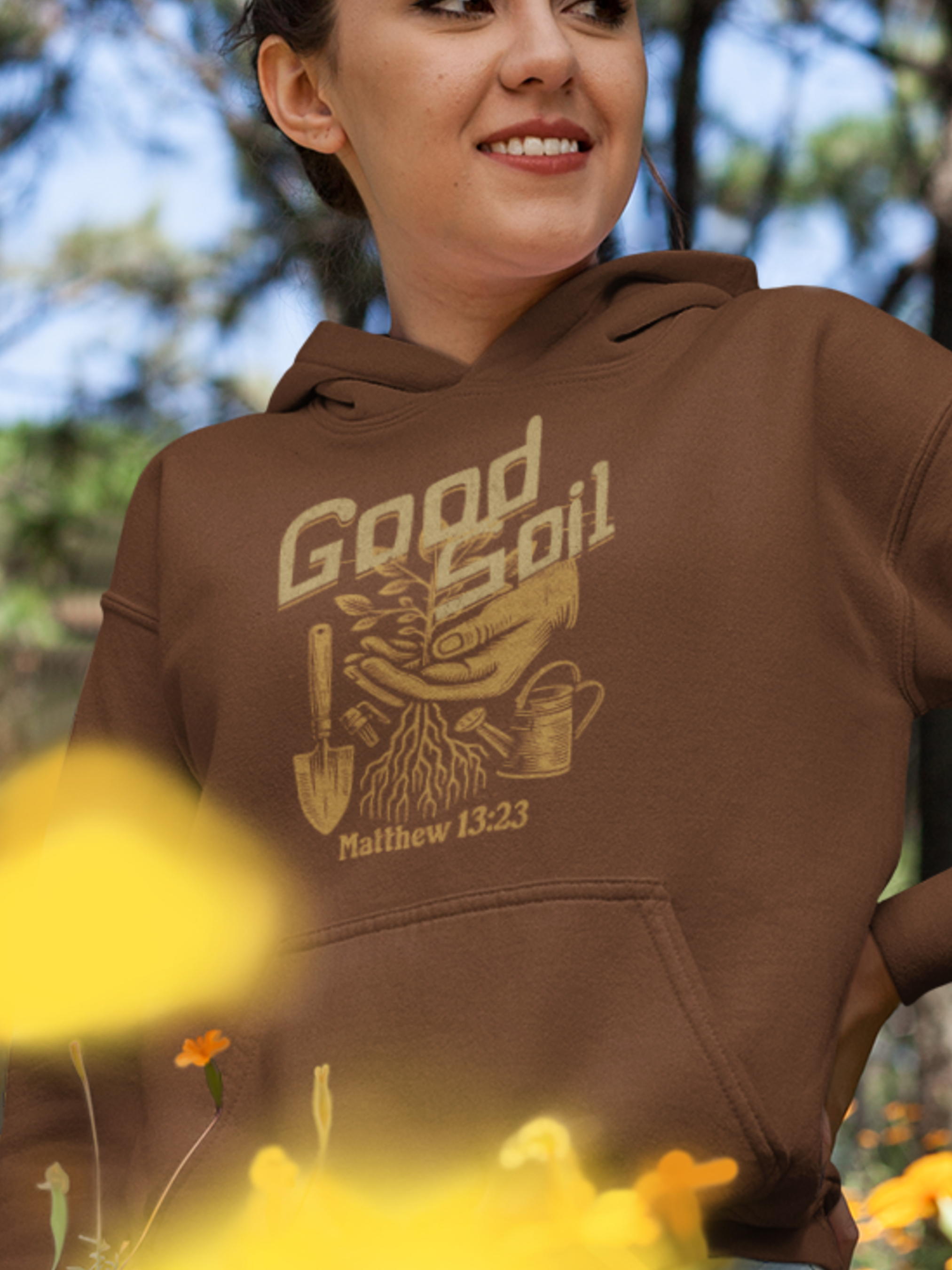 Good Soil Gospel Long Sleeve Christian T-shirt