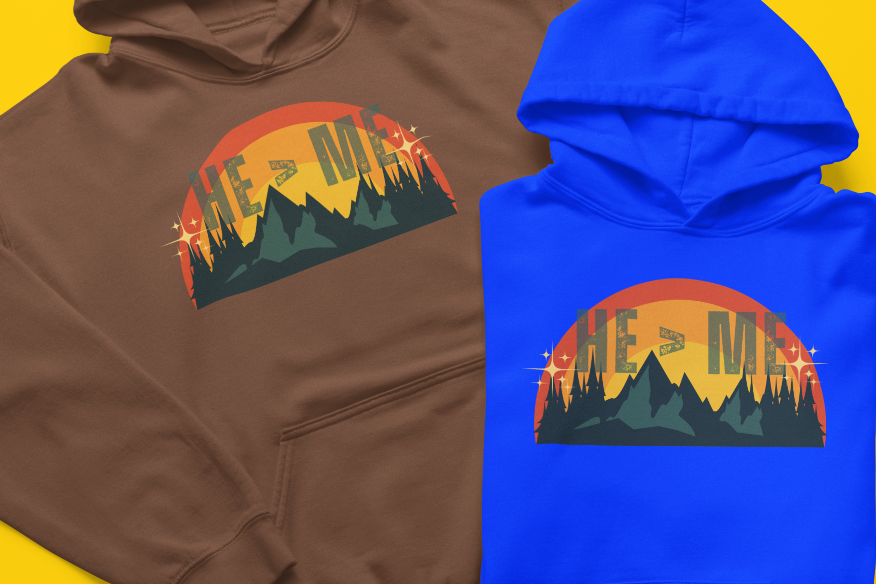 He is always greater than me Gospel long sleeved Christian Hoodie