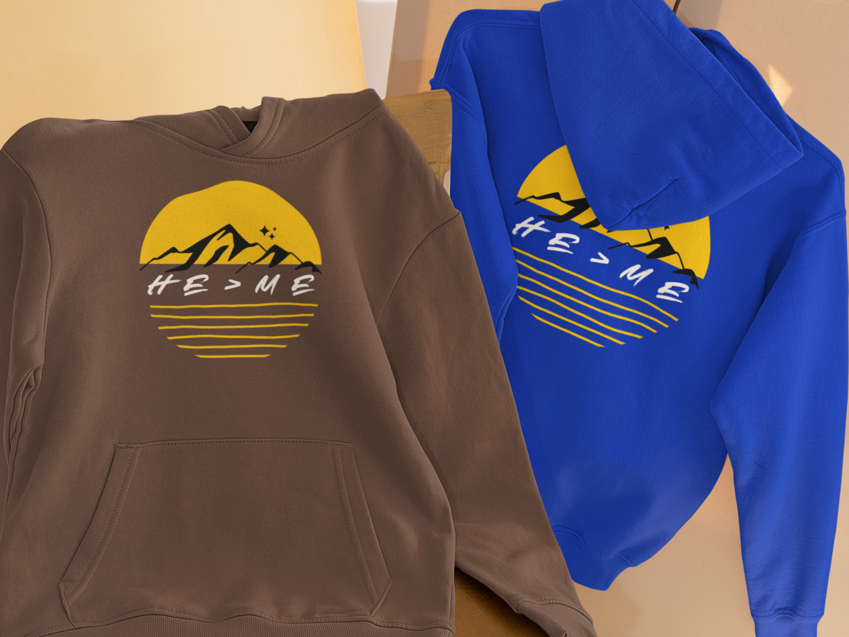 He is Greater than Me Gospel Long Sleeved Christian Hoodie