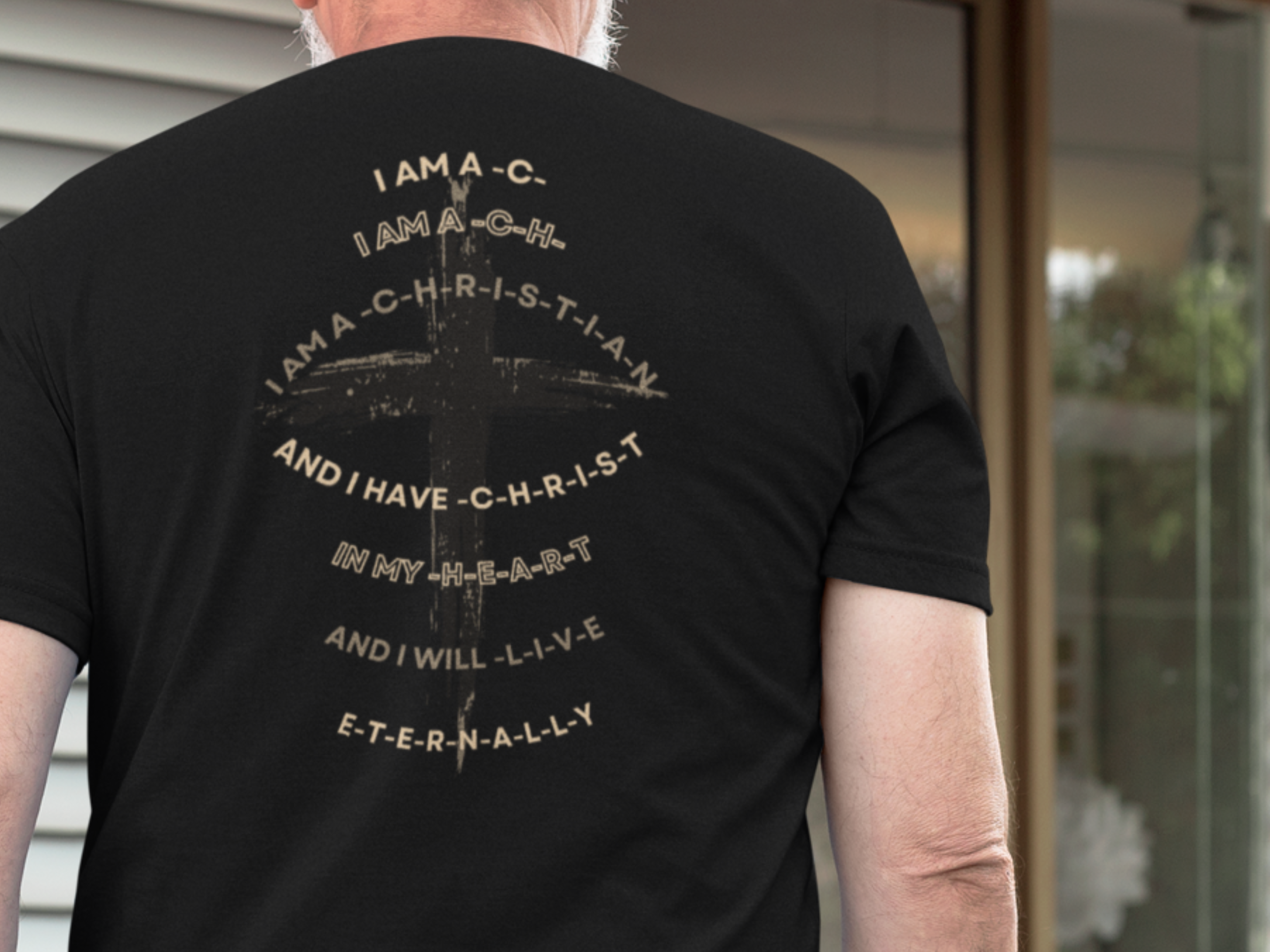 I am a C-H-R-I-S-T-I-A-N Gospel Short Sleeved Christian T Shirt