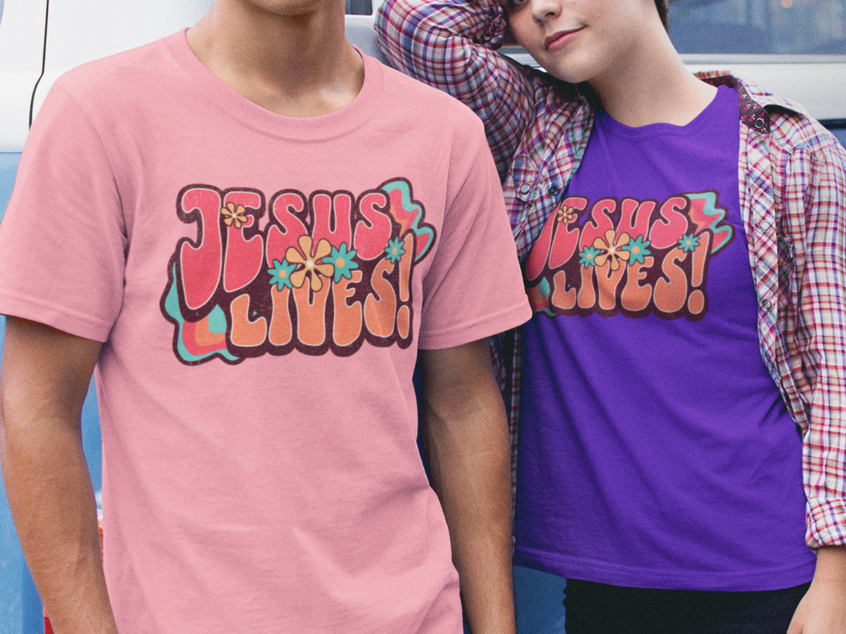 Jesus Lives Gospel Short Sleeve Christian T-shirt