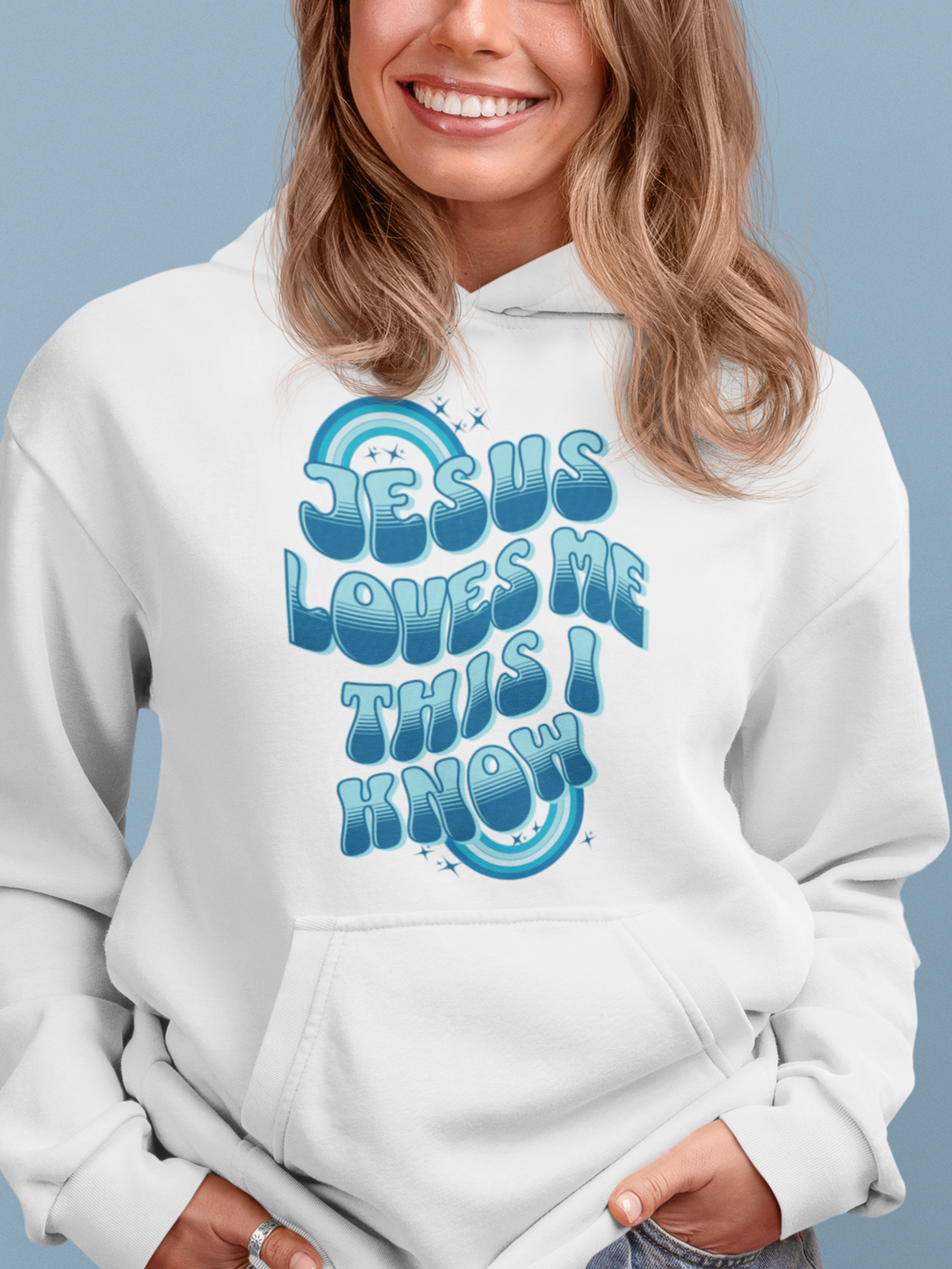 Jesus Loves Me This I Know Gospel Long Sleeved Christian Hoodie