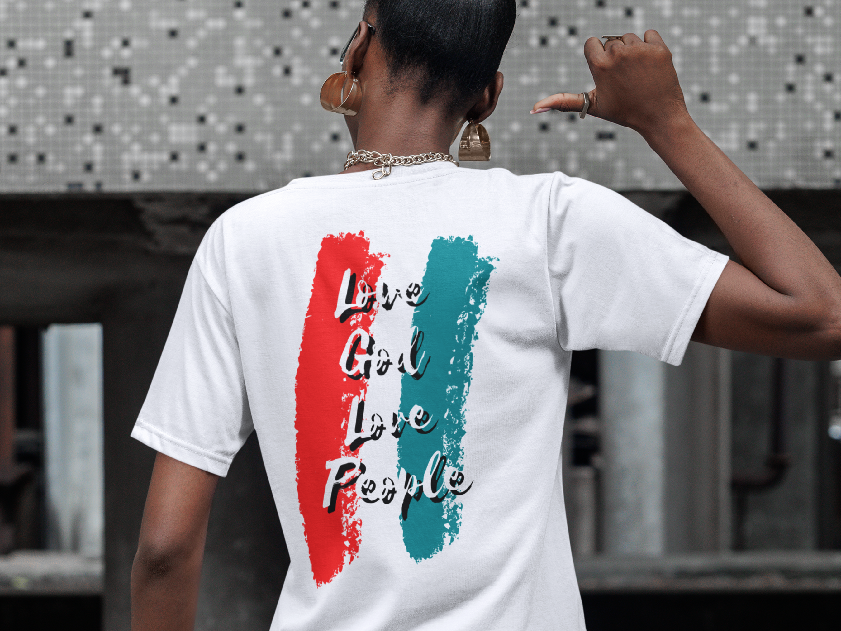 Love God Love People Gospel Short Sleeved Christian T-Shirt