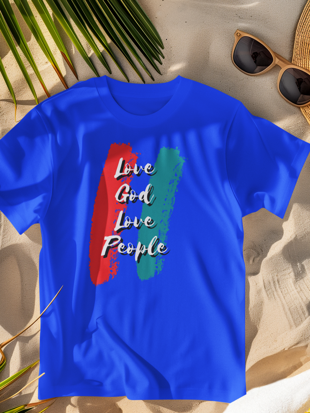 Love God Love People Gospel Short Sleeved Christian T-Shirt