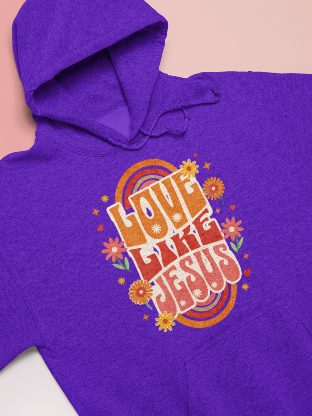 Love Like Jesus Gospel Long Sleeve Christian Hoodie