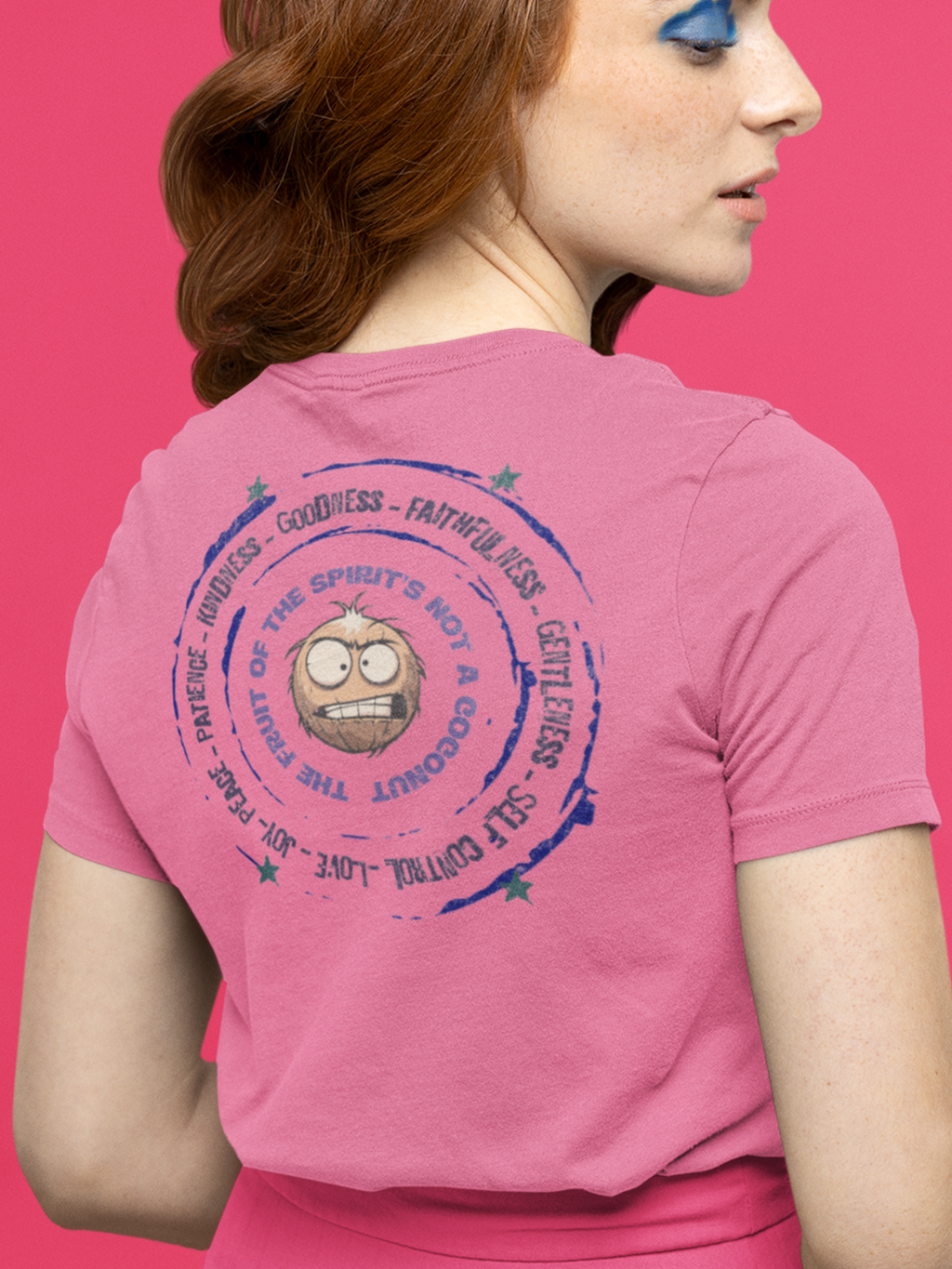 The Fruit of the Spirit's Not a Coconut Gospel Short Sleeved Christian T-Shirt