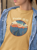 Psalm 16:11 You Make Known To Me The Path Gospel Short Sleeved Christian T-Shirt