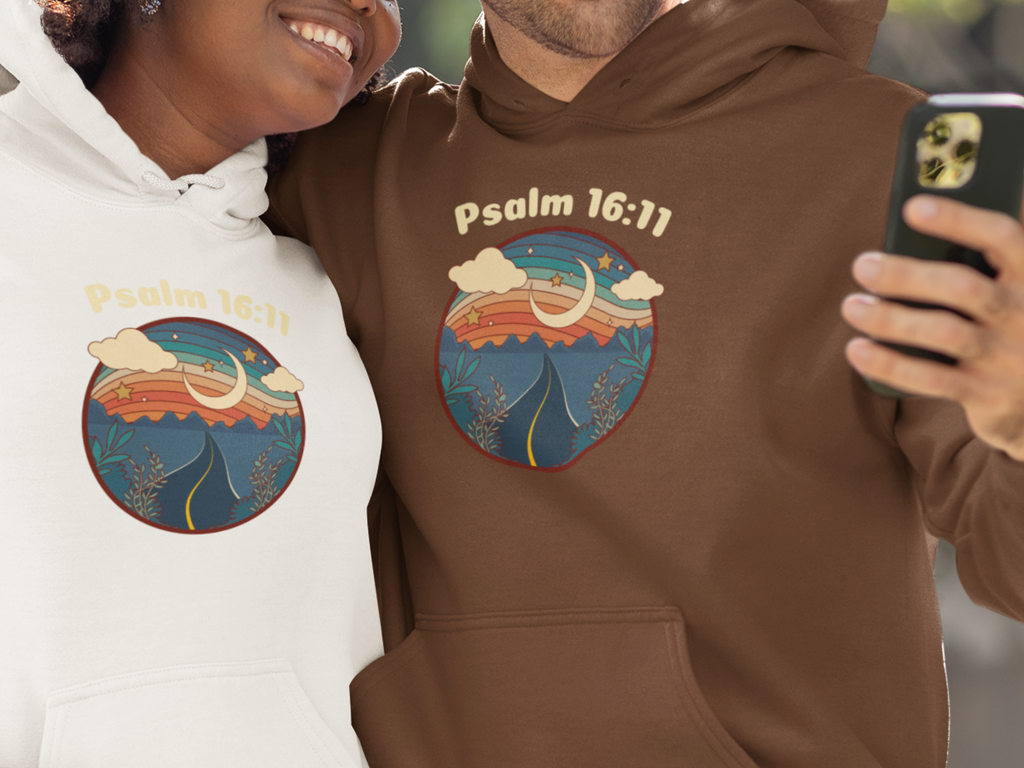 Psalm 16:11 You Make Known To Me The Path Gospel Long Sleeved Christian Hoodie