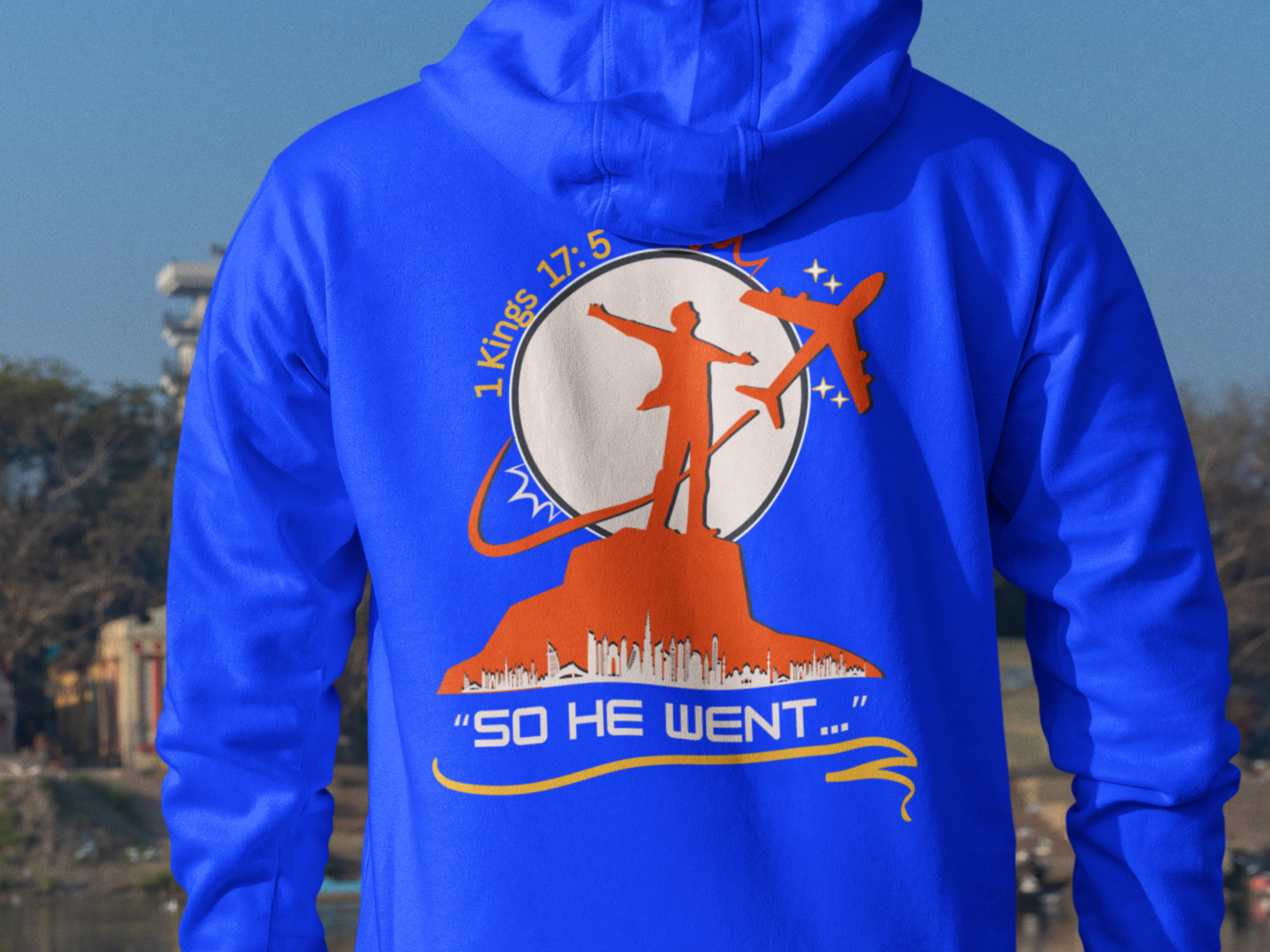 "So He Went" Gospel Long Sleeved Christian Hoodie