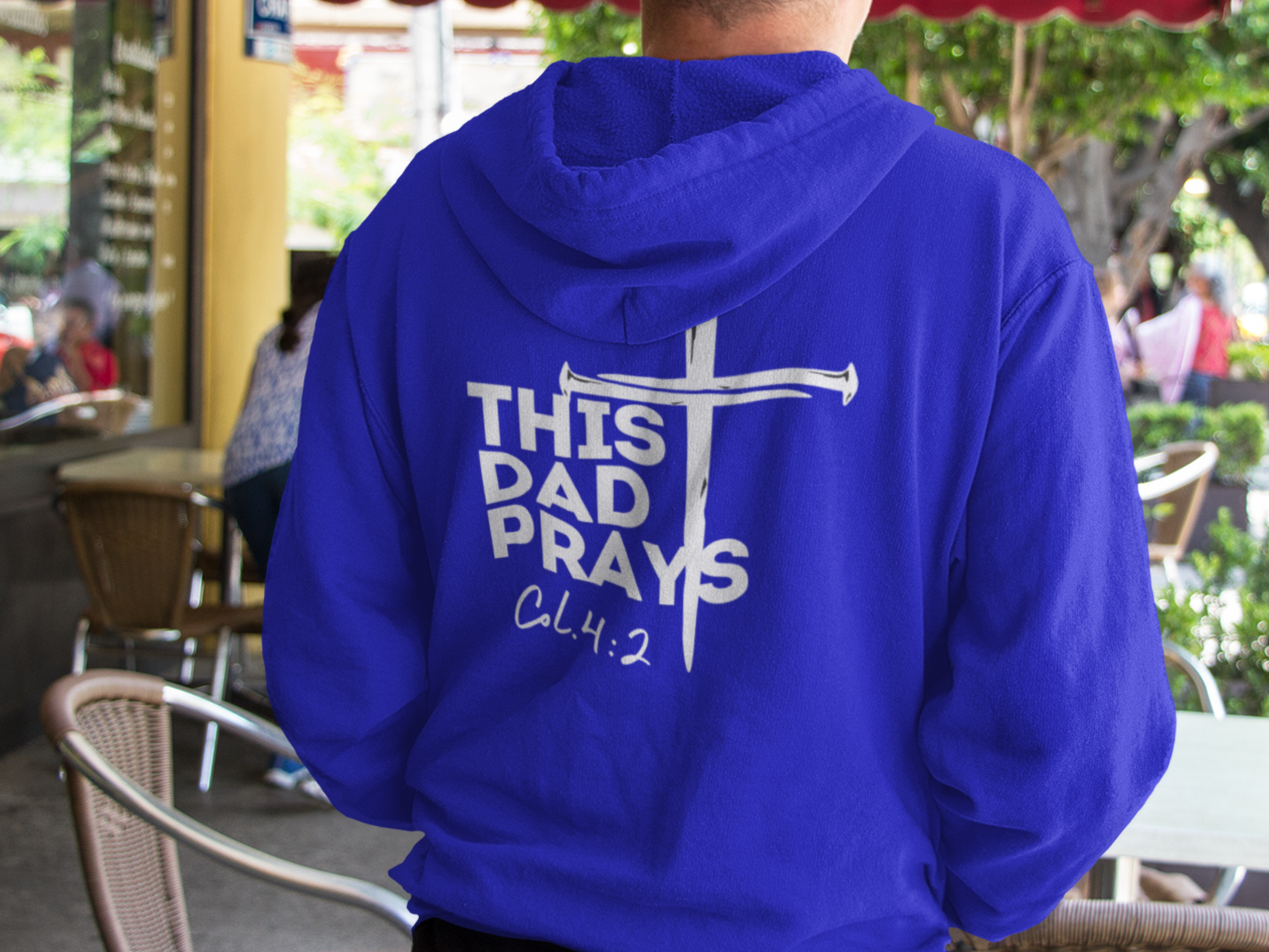 This Dad Prays Christian Hoodie