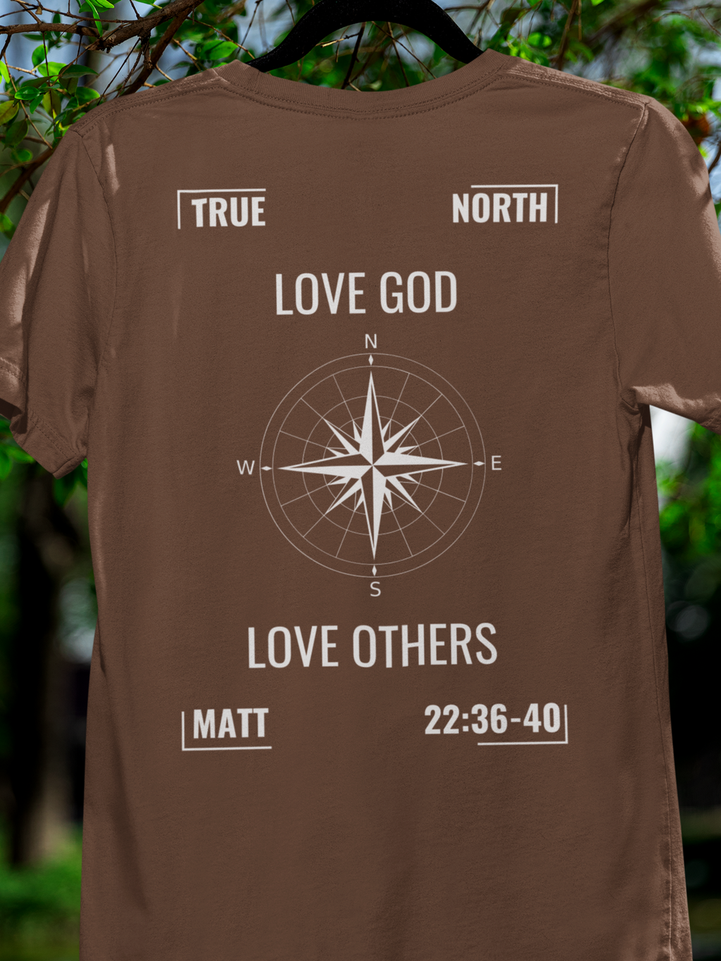 True North Greatest Commandment Gospel Short Sleeved Christian T-Shirt