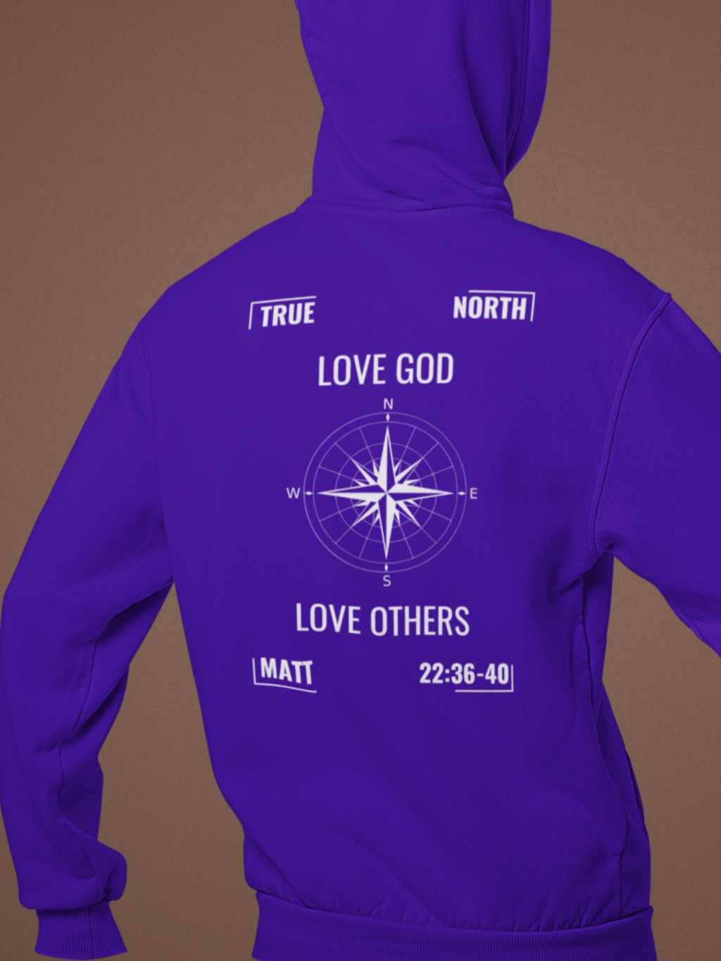 True North Greatest Commandment Gospel Long Sleeve Christian Hoodie