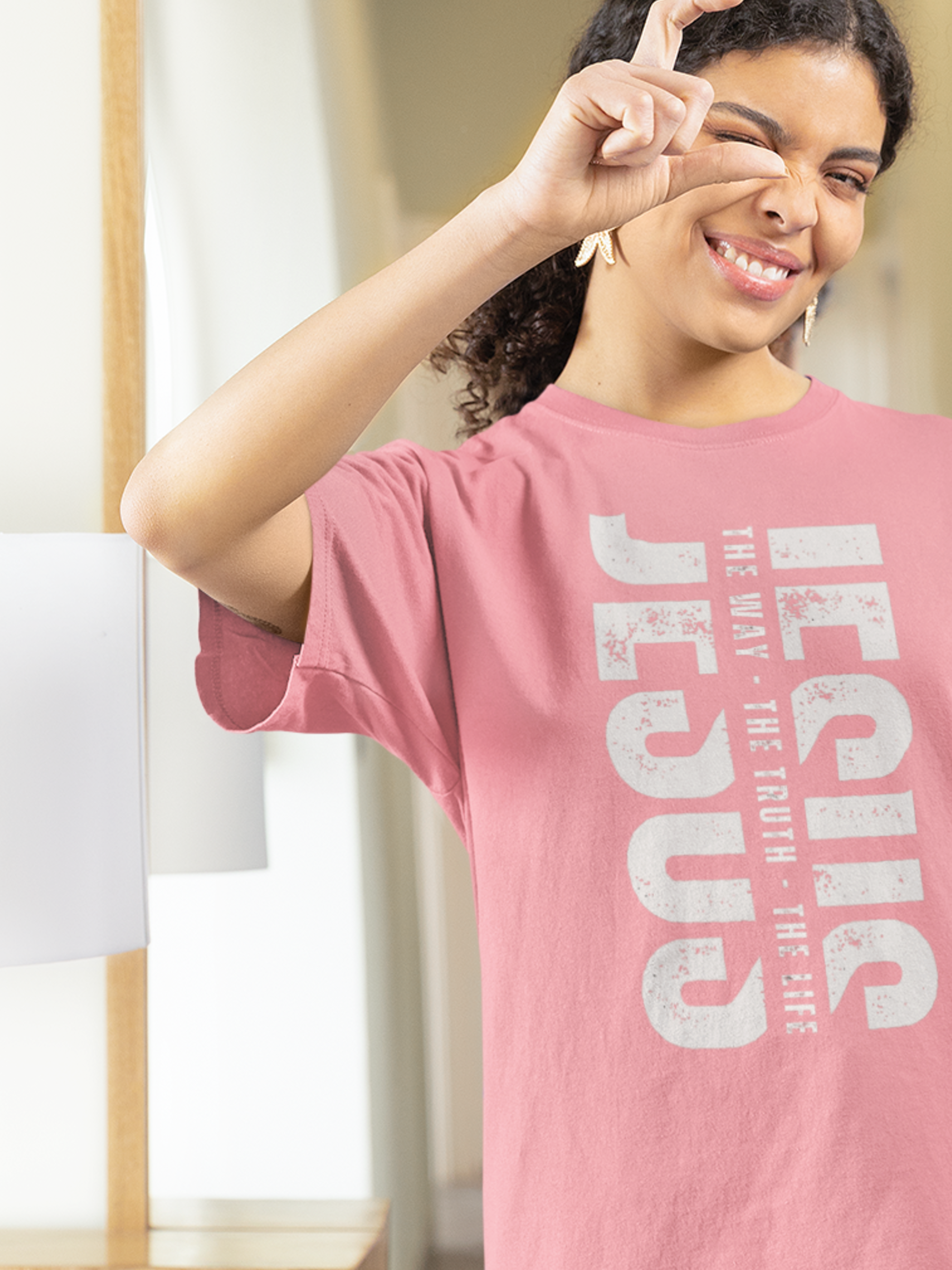 Jesus is the Way, Truth and Life Gospel Short Sleeved Christian T Shirt