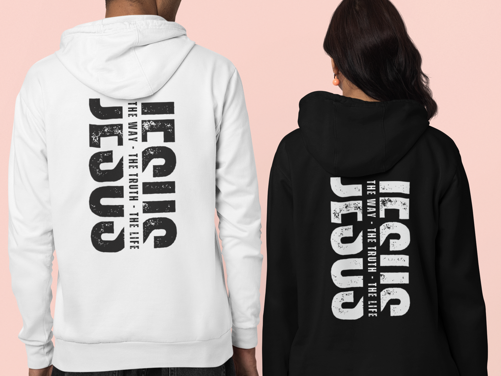 Jesus is the Way, Truth and Life Christian Hoodie