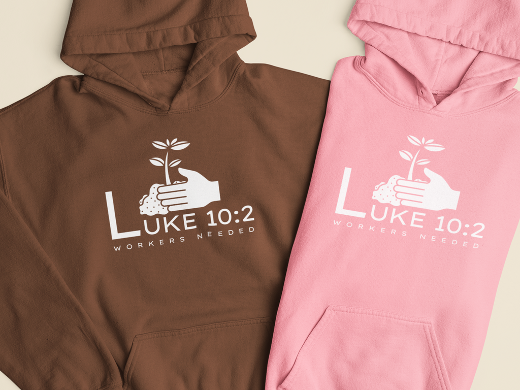 Workers Needed Luke 10:2 Gospel Long Sleeve Christian Hoodie