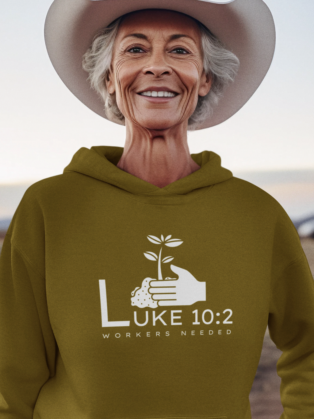 Workers Needed Luke 10:2 Gospel Long Sleeve Christian Hoodie