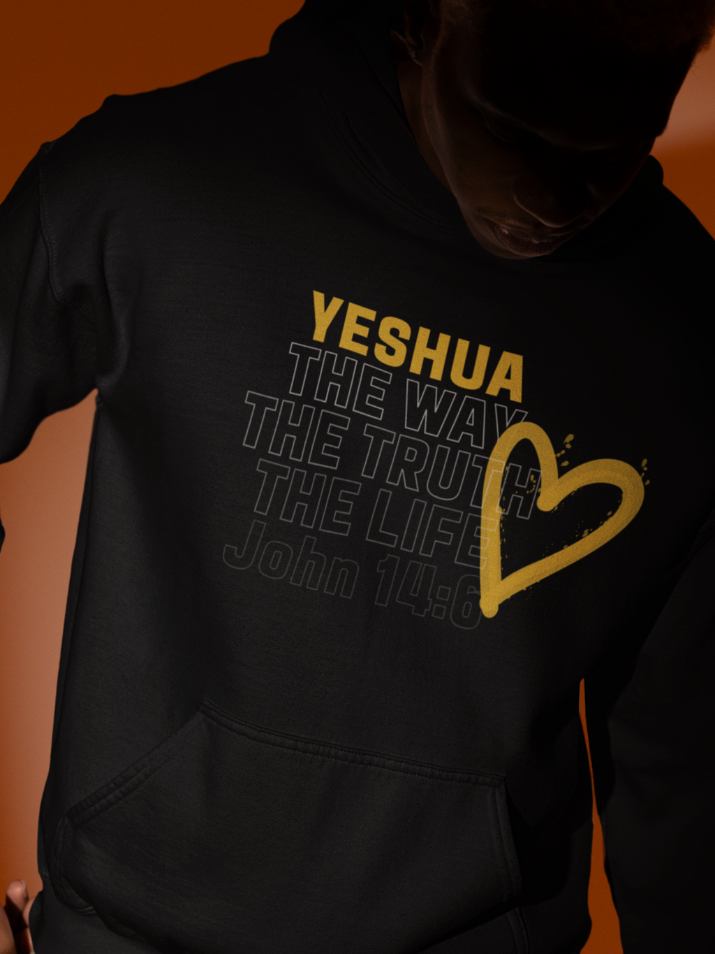 Yeshua - The Way, Truth and Life Long Sleeved Christian Hoodie
