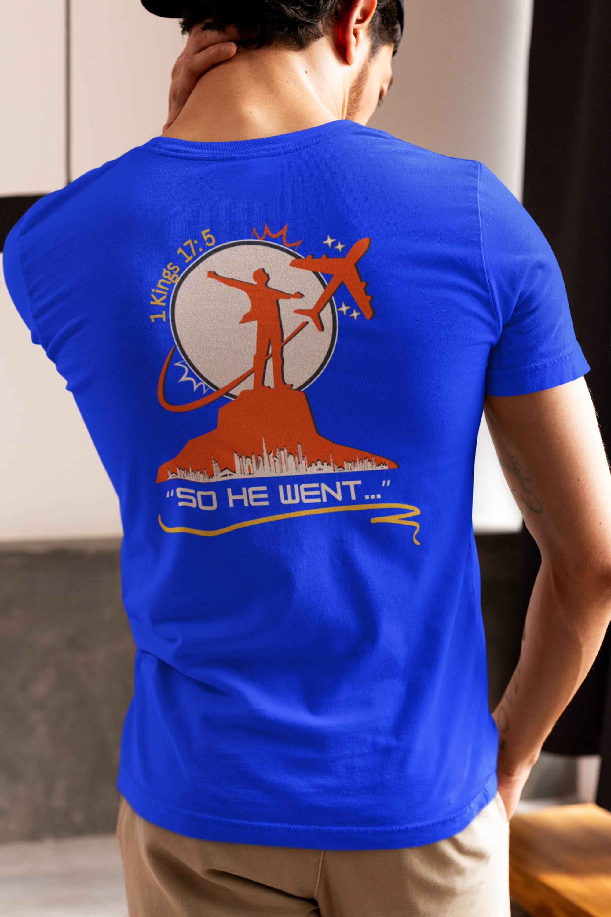 "So He Went" Short Sleeved T-Shirt