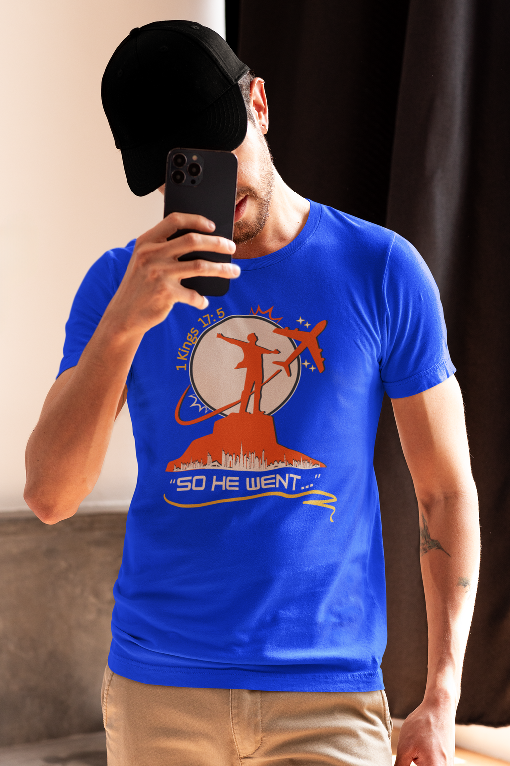 "So He Went" Short Sleeved T-Shirt