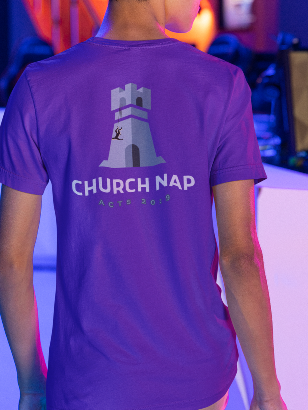 Church Nap Gospel Short Sleeved Christian T Shirt
