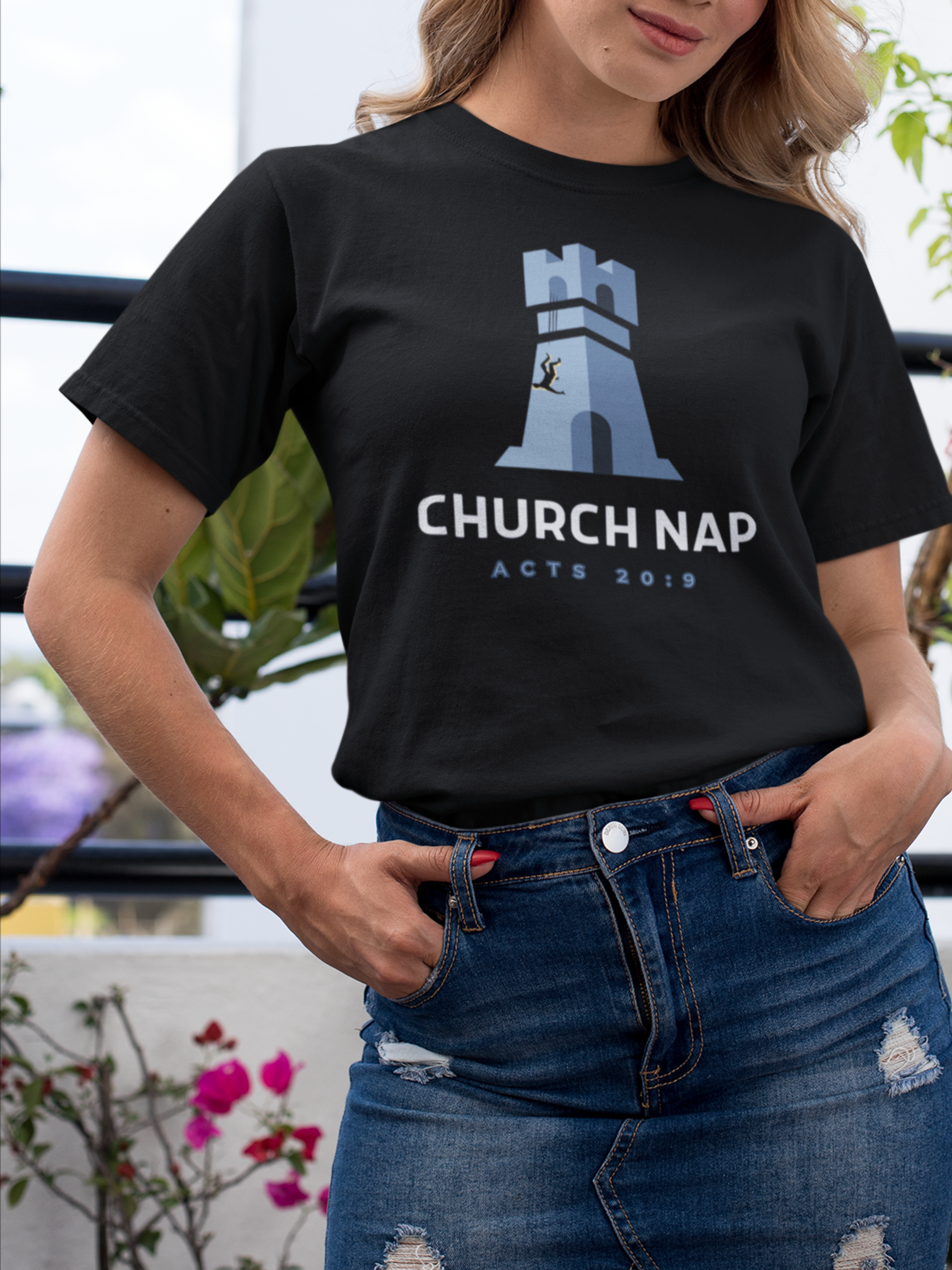 Church Nap Gospel Short Sleeved Christian T Shirt