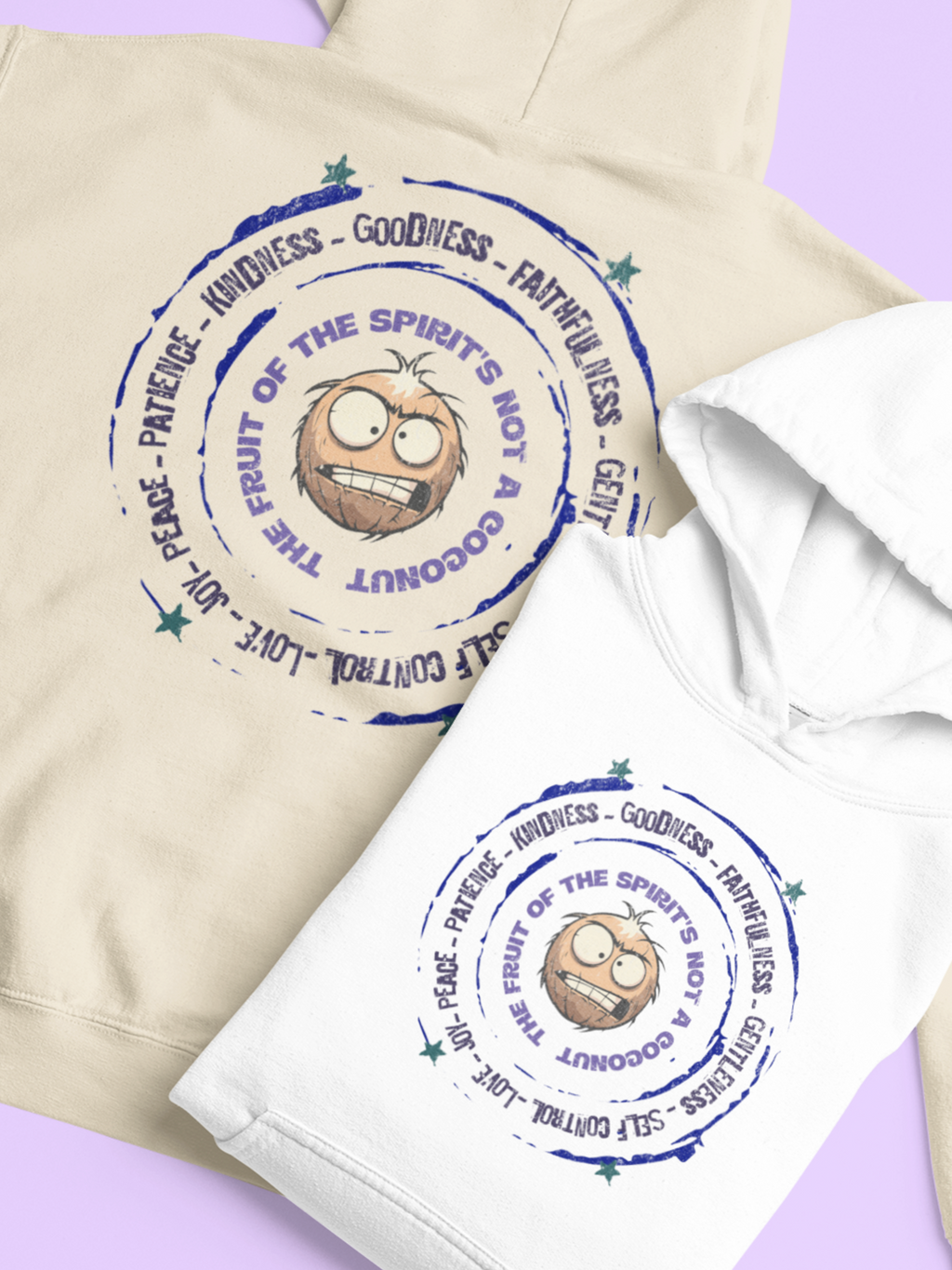 The Fruit of the Spirit's Not a Coconut Christian Hoodie