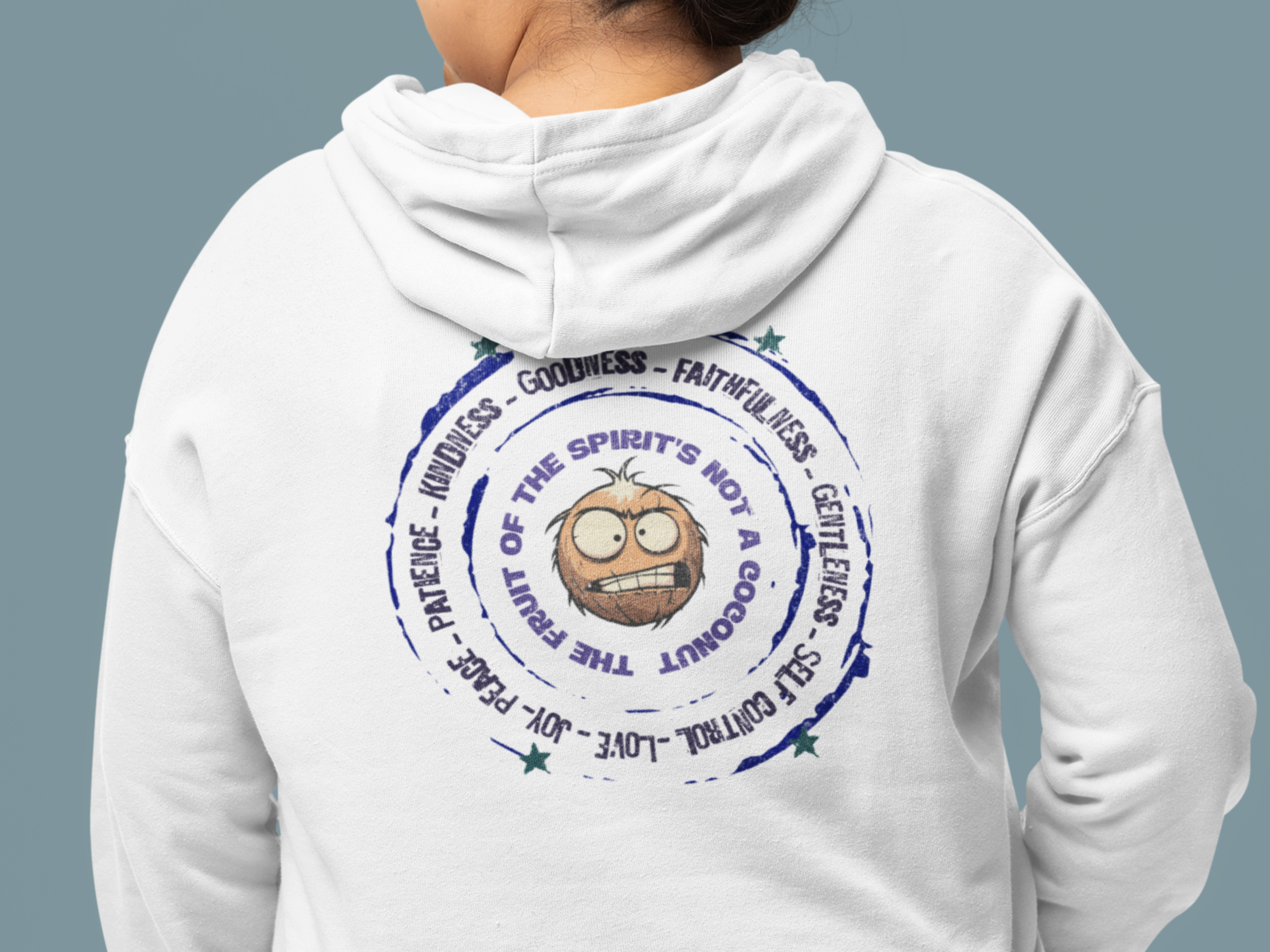 The Fruit of the Spirit's Not a Coconut Christian Hoodie