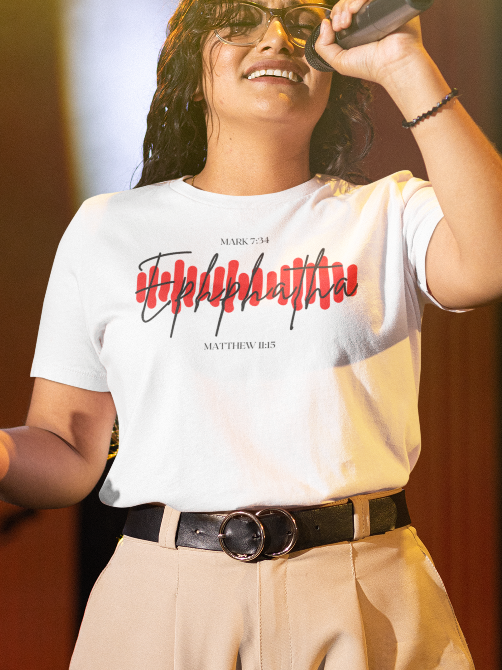 Ephphatha  Be Opened Gospel Short Sleeved Christian T-Shirt