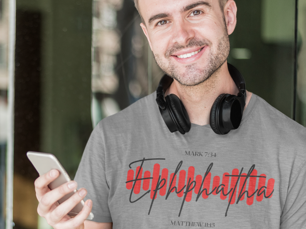 Ephphatha  Be Opened Gospel Short Sleeved Christian T-Shirt