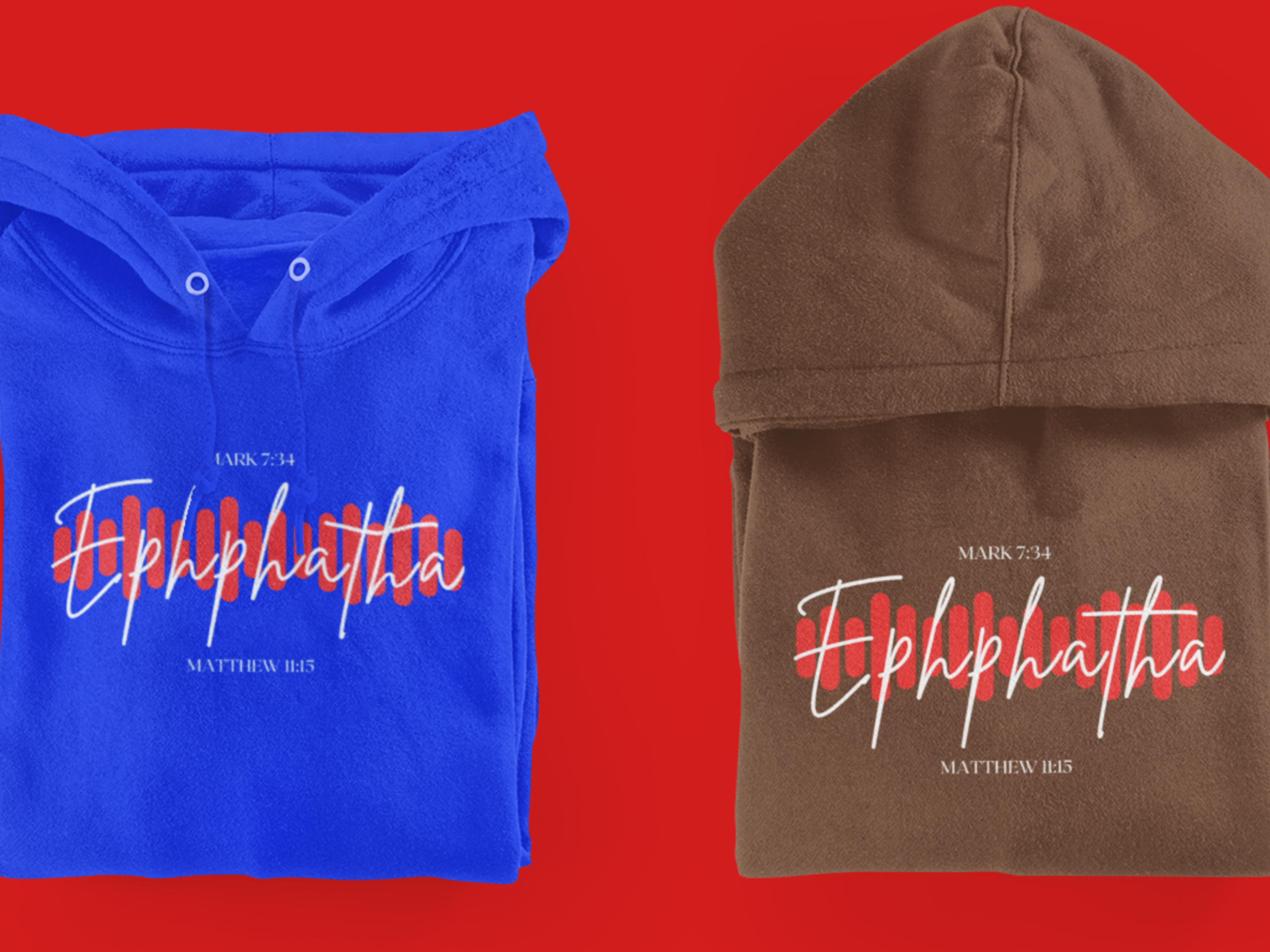 Ephphatha  Be Opened Gospel Long Sleeve Christian Hoodie