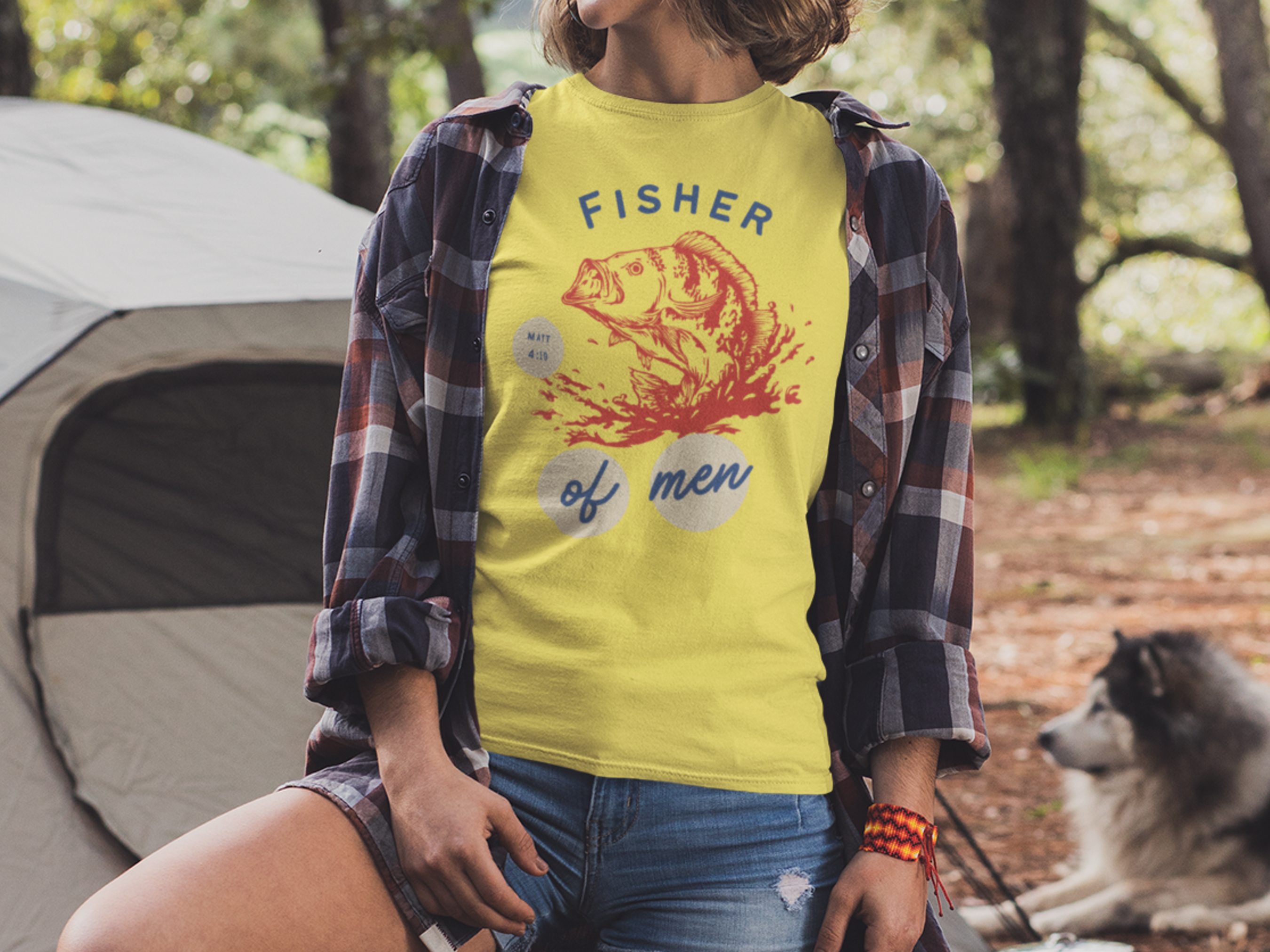 Fisher of Men Gospel Short Sleeved Christian T-Shirt
