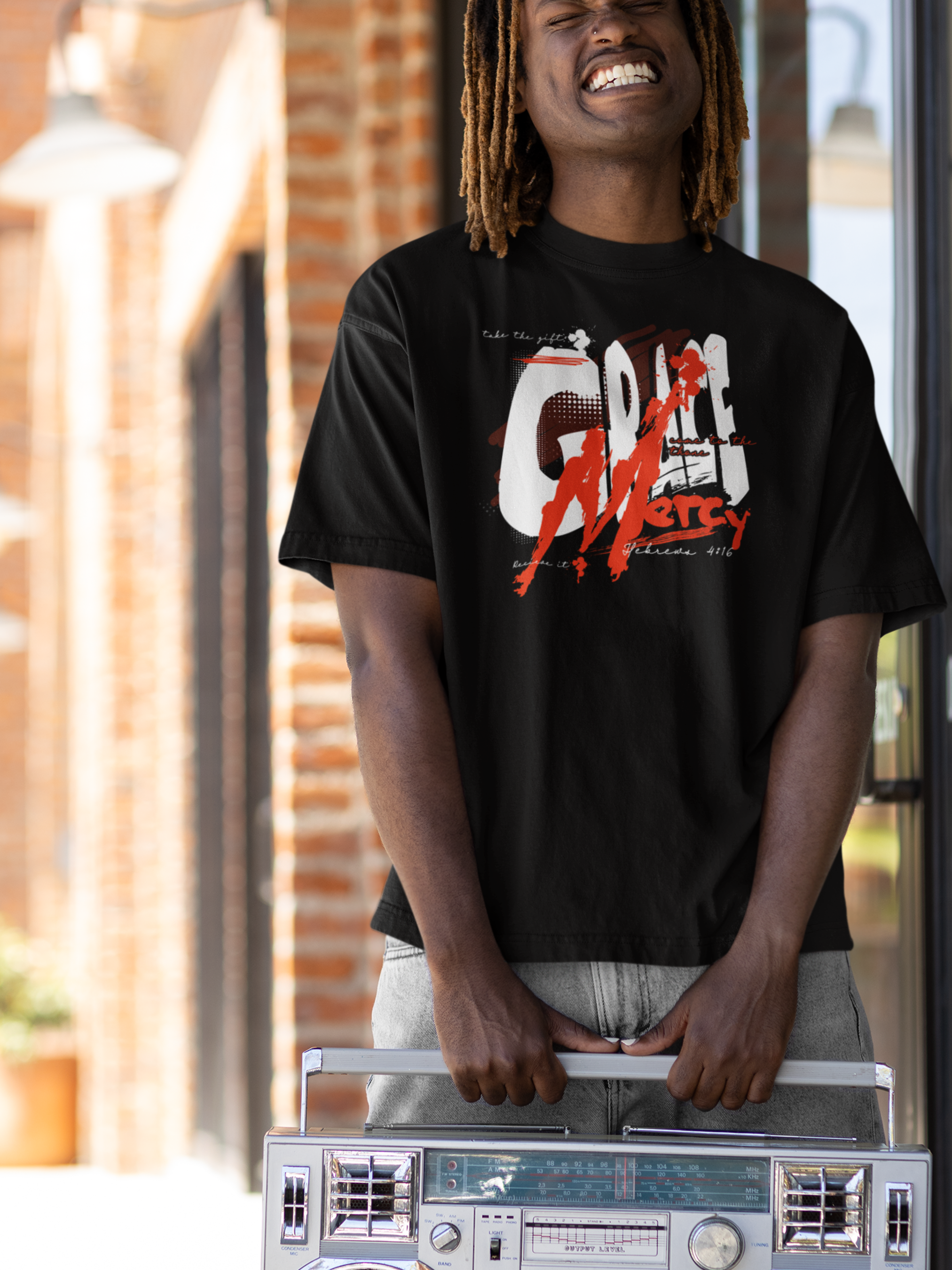 Grace and Mercy Gospel Short Sleeve Christian T-shirt