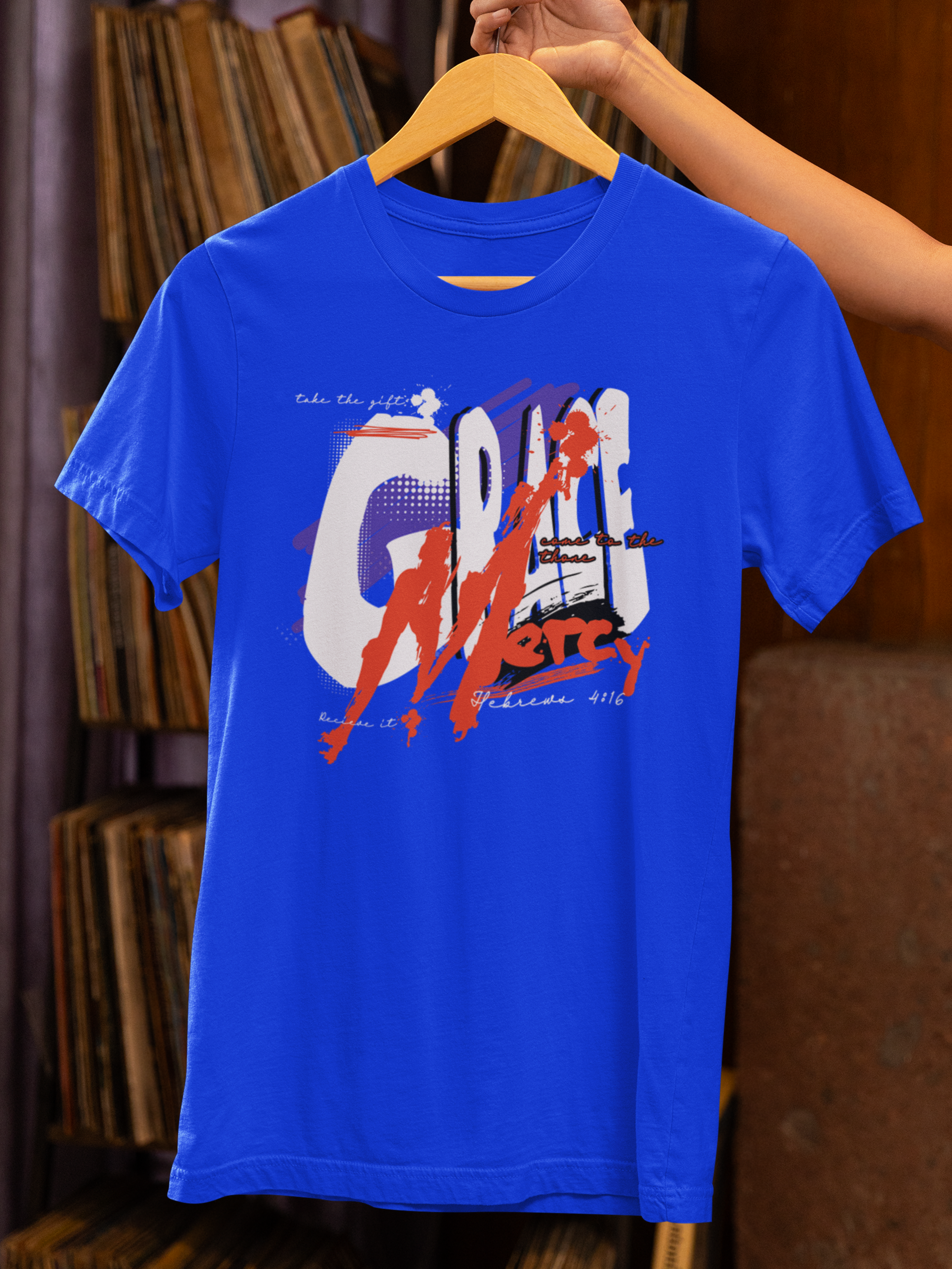 Grace and Mercy Gospel Short Sleeve Christian T-shirt