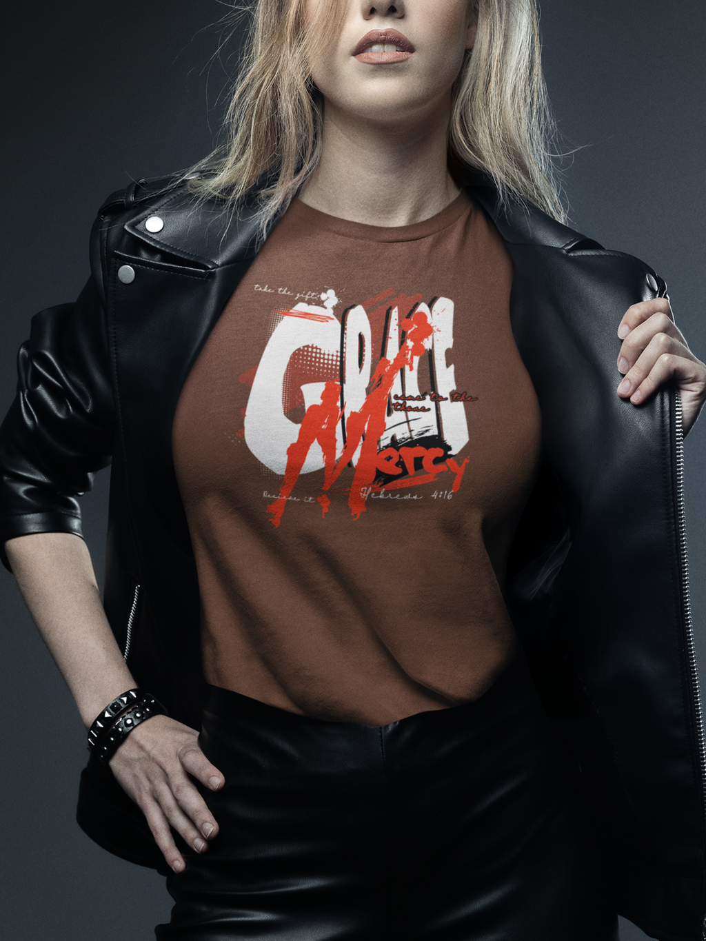 Grace and Mercy Gospel Short Sleeve Christian T-shirt