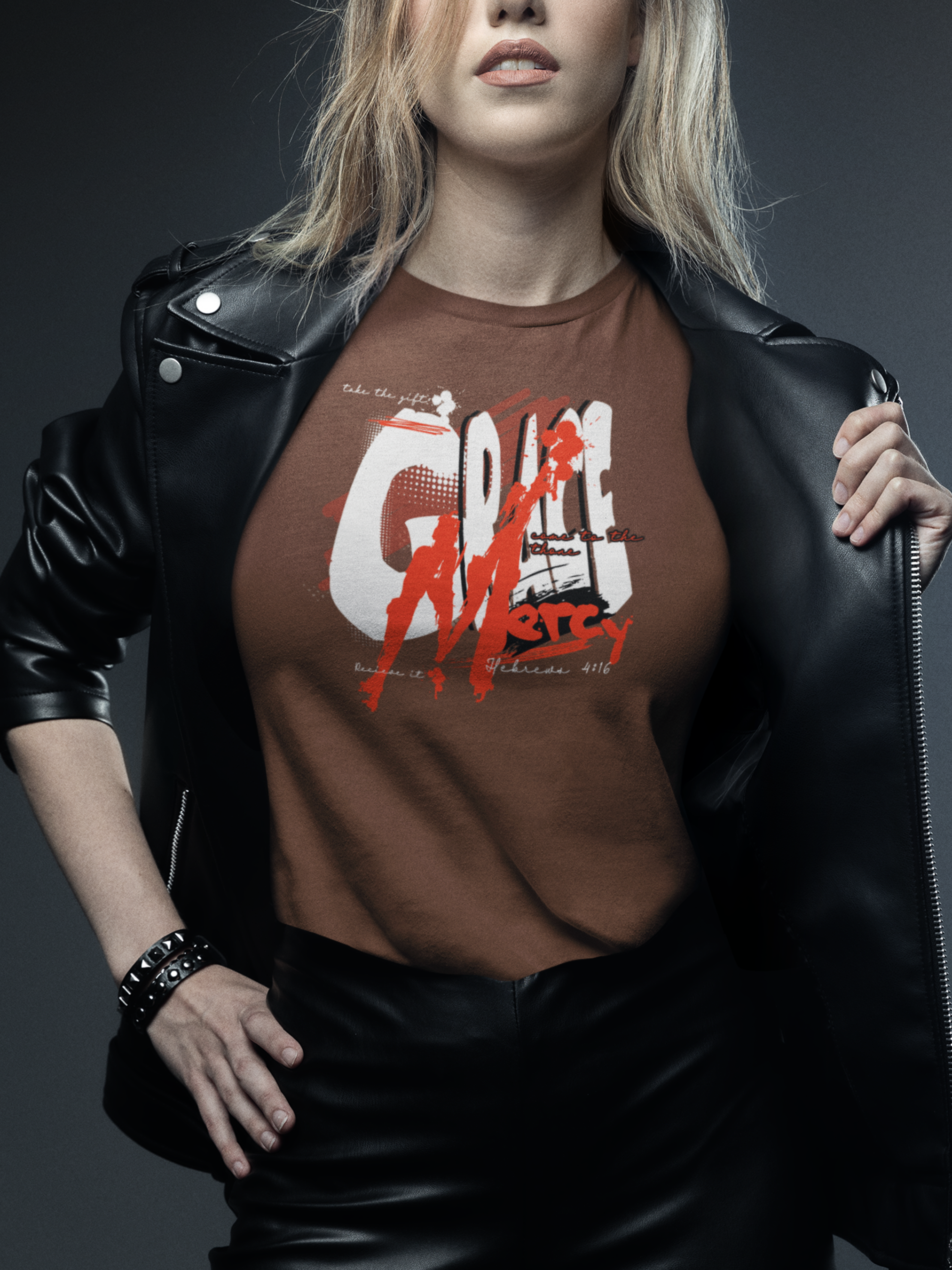 Grace and Mercy Gospel Short Sleeve Christian T-shirt