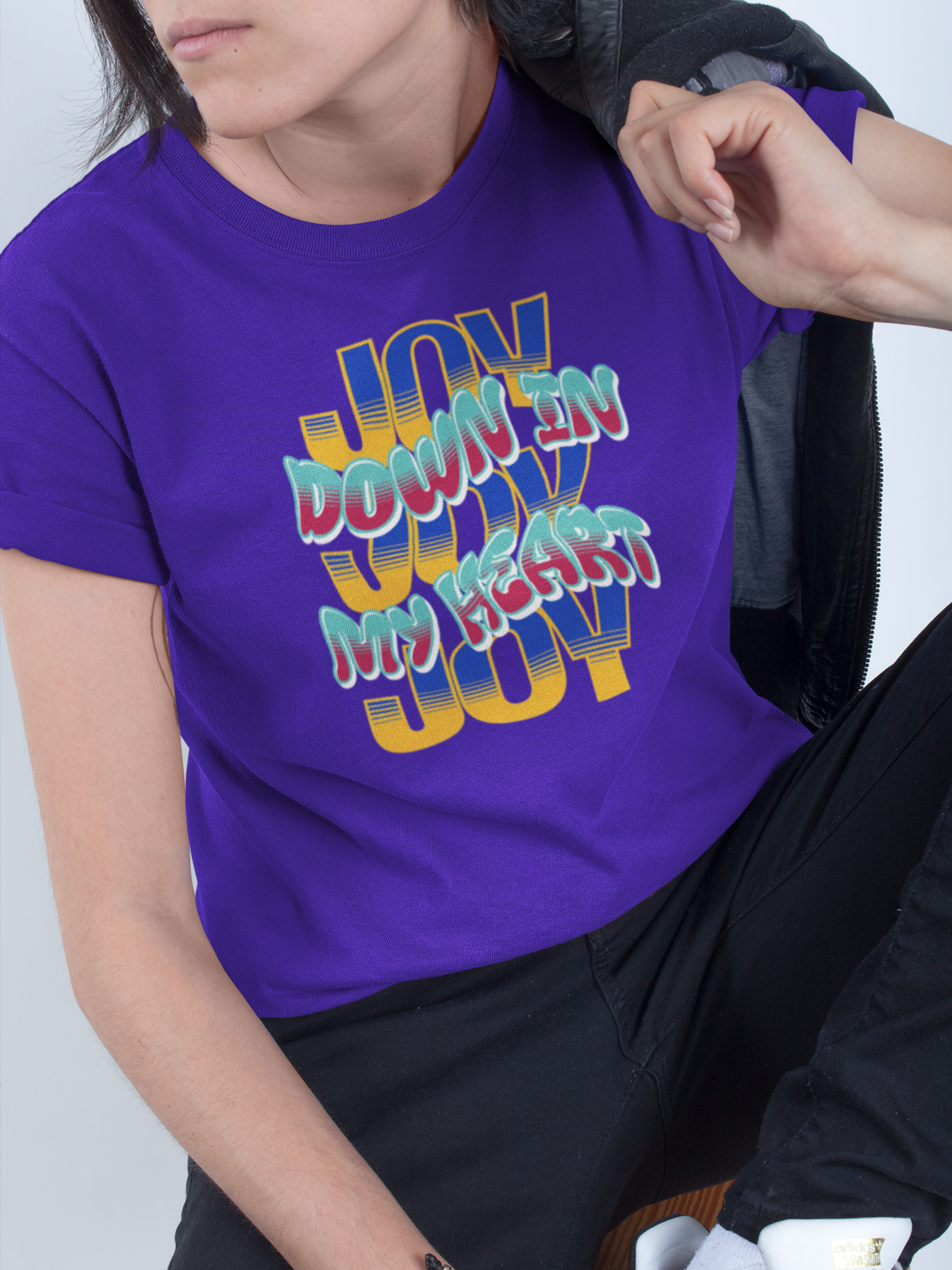 Joy Joy Joy Down in My Heart Gospel Short Sleeve Christian T-shirt