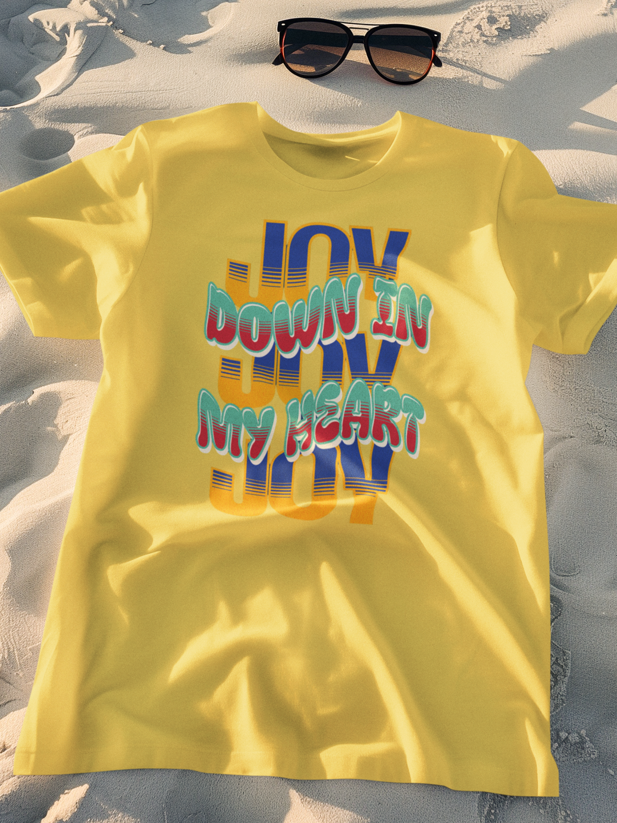 Joy Joy Joy Down in My Heart Gospel Short Sleeve Christian T-shirt