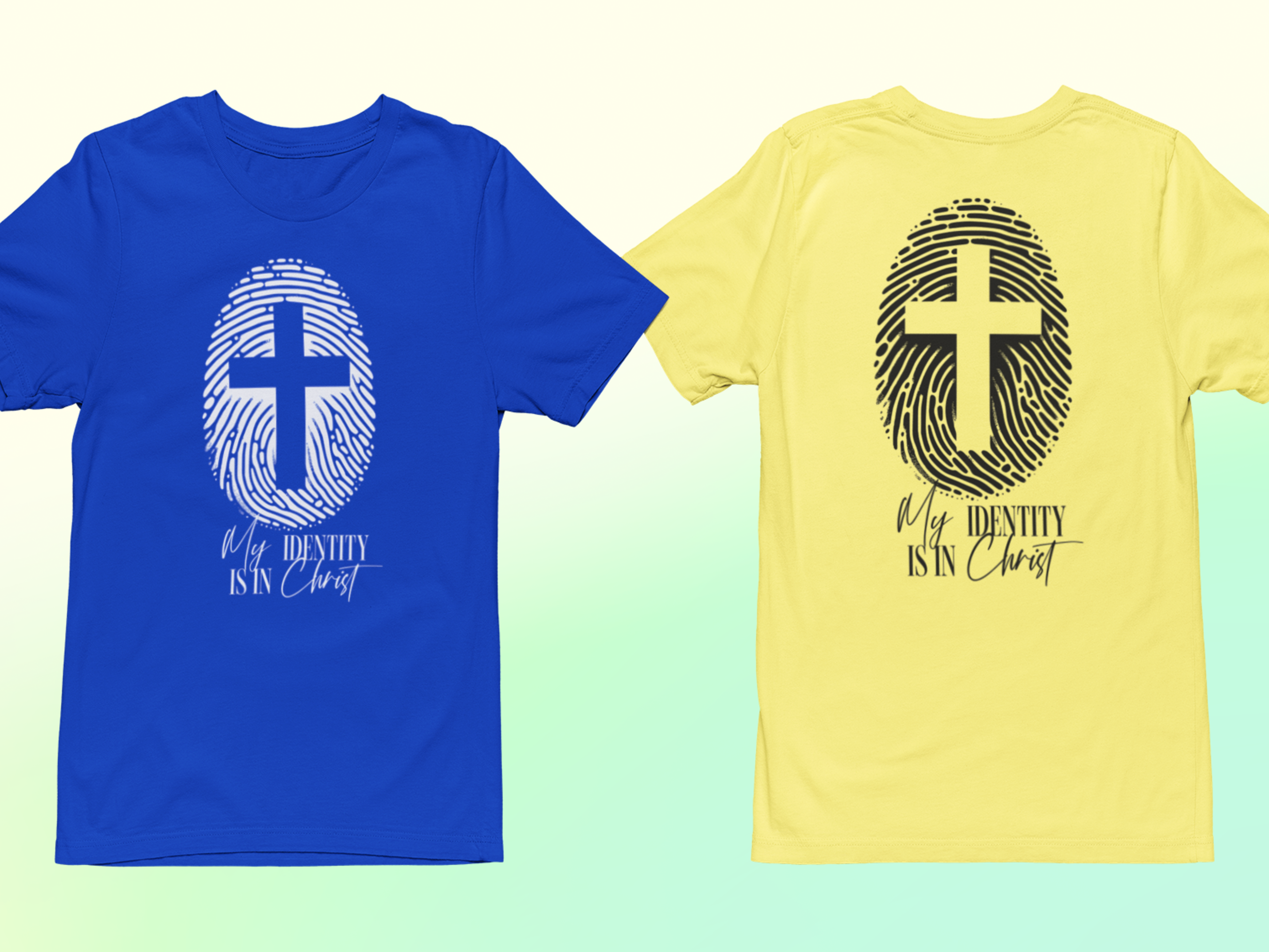 My Identity is in Christ Gospel Short Sleeve Christian T-Shirt