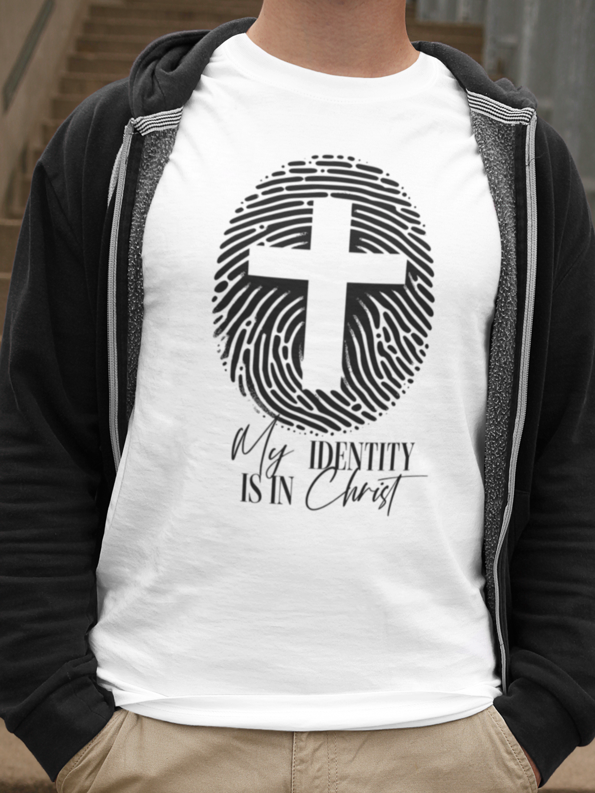 My Identity is in Christ Gospel Short Sleeve Christian T-Shirt