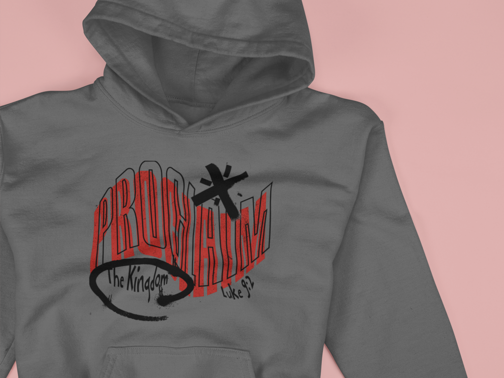 Proclaim The Kingdom Gospel Long Sleeve Christian Hoodie