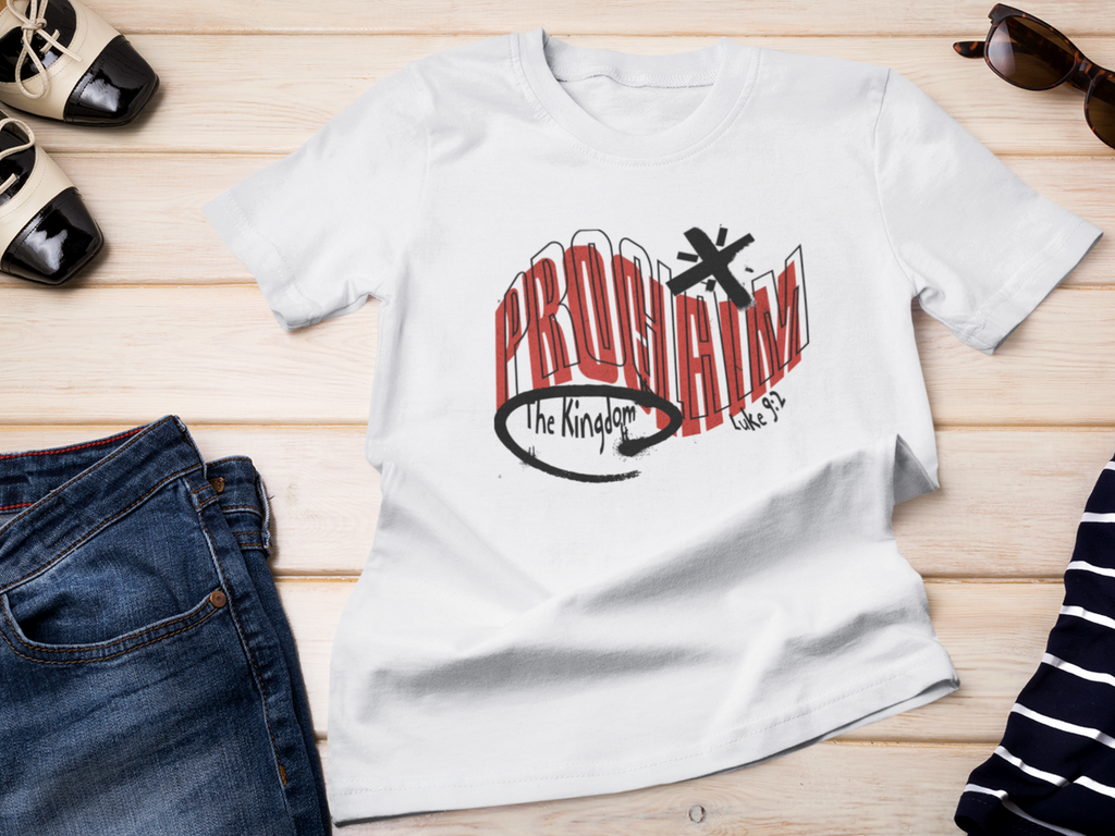 Proclaim The Kingdom Gospel Short Sleeve Christian T-Shirt