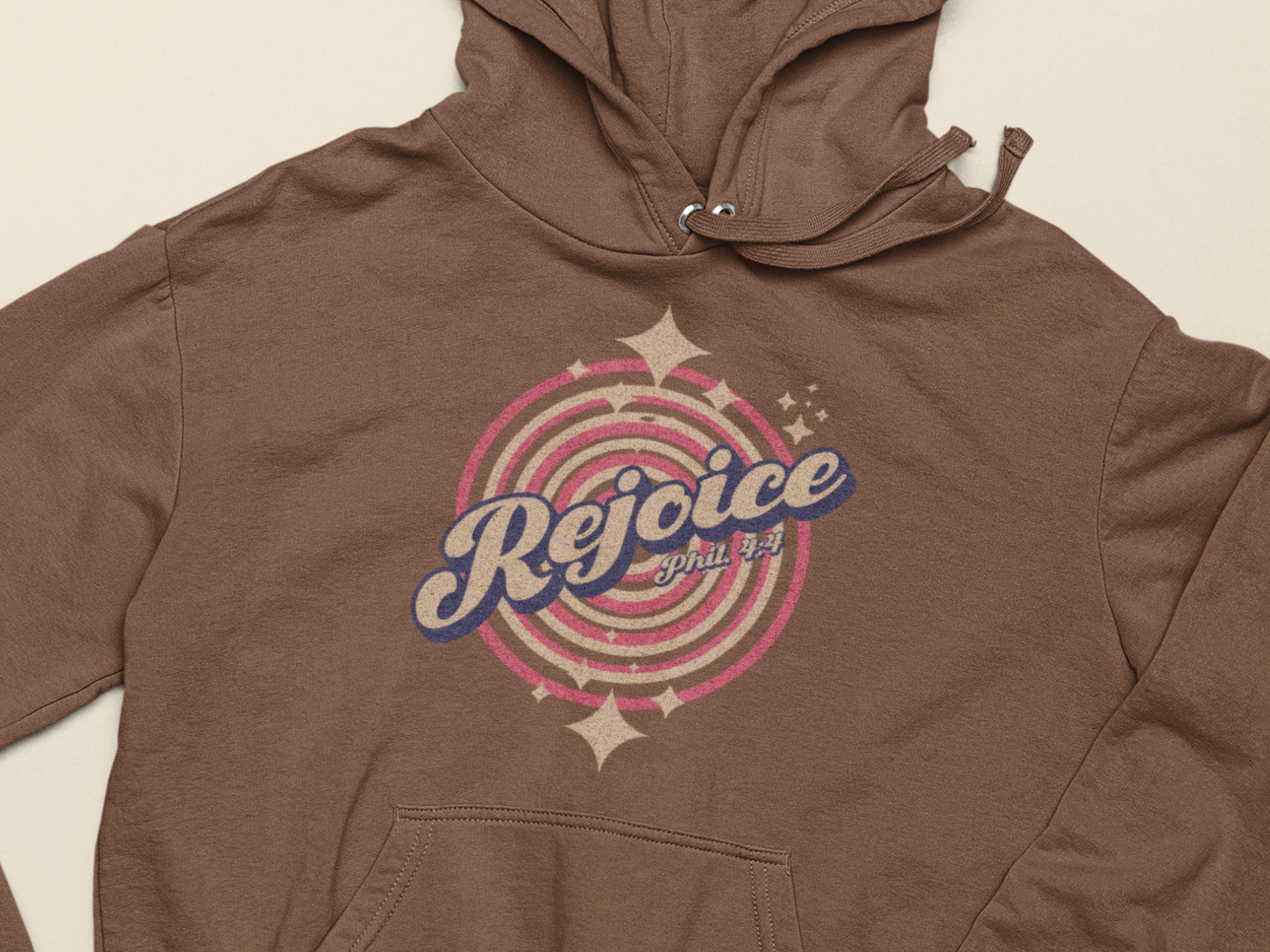 Rejoice! Gospel Long Sleeve Christian Hoodie