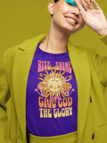 Rise and Shine and Give God the Glory Gospel Short Sleeved Christian T-shirt