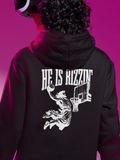 He is Rizzin' Gospel Long sleeved Christian Hoodie