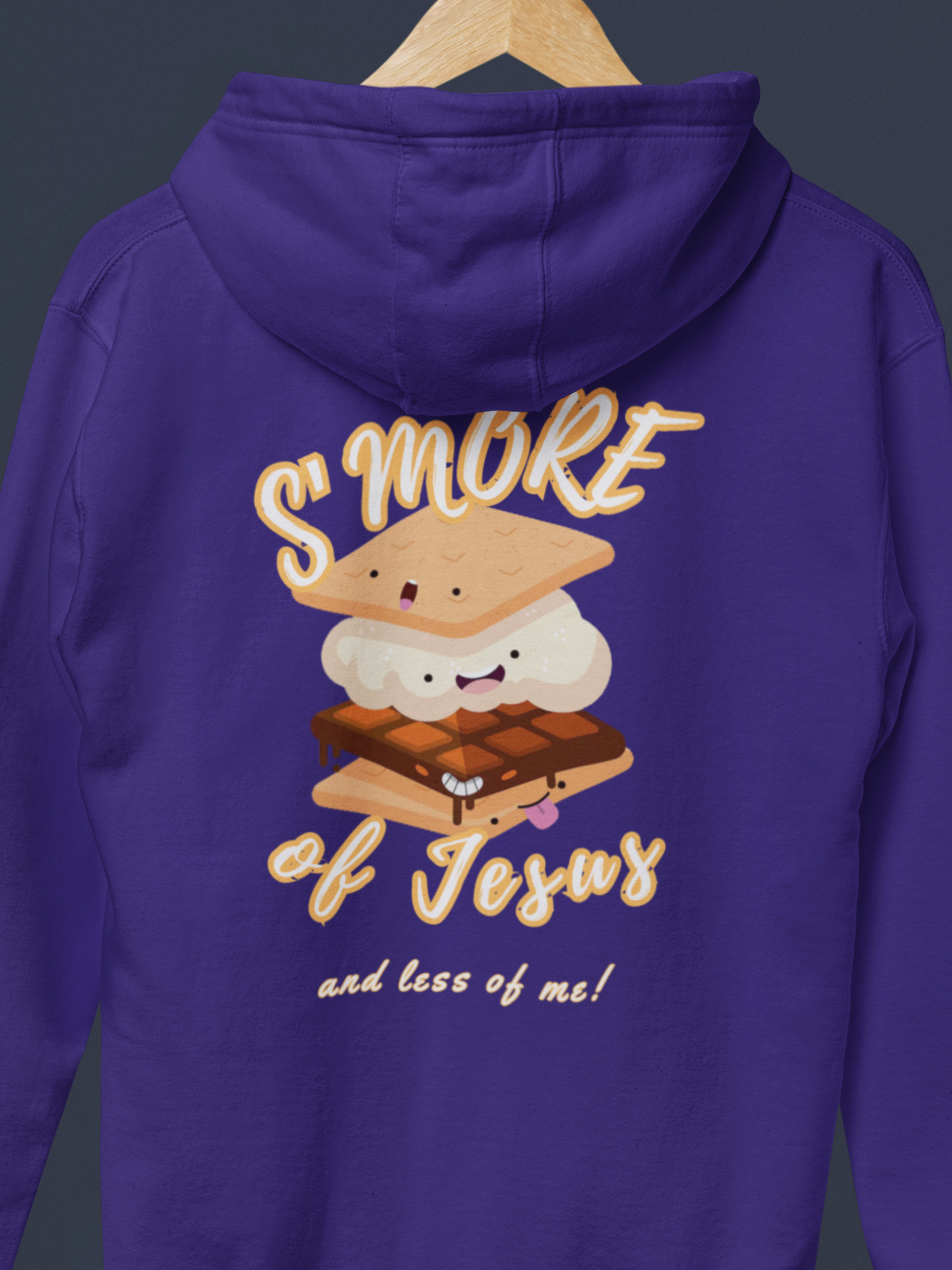 S'more of Jesus and Less of Me Gospel Long Sleeved Christian Hoodie