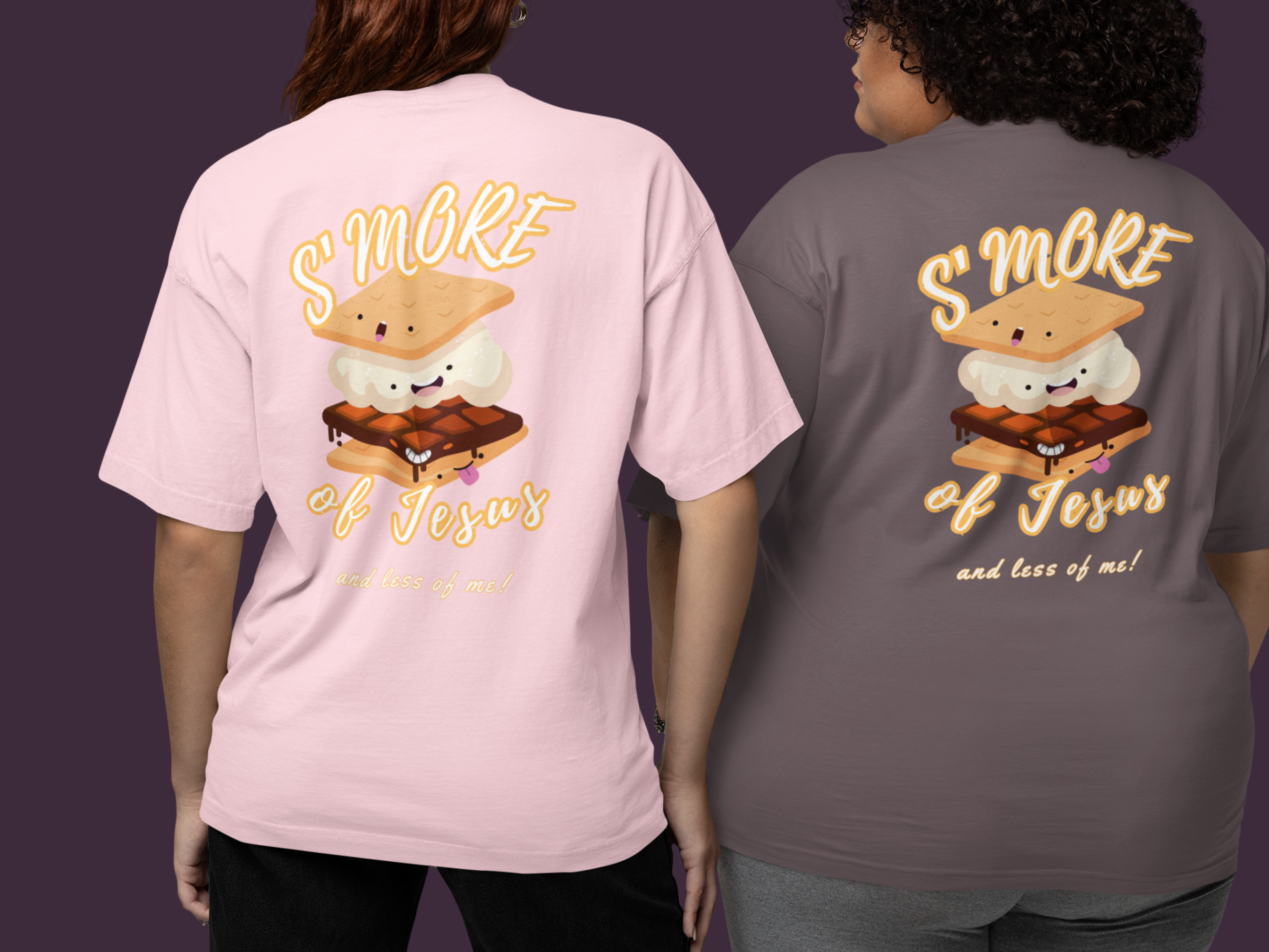 S'more of Jesus and Less of Me Gospel Short Sleeve Christian T-Shirt